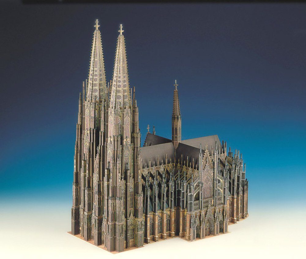 Aue Verlag Modellbausatz Schreiber-Bogen Kölner Dom, 1:300