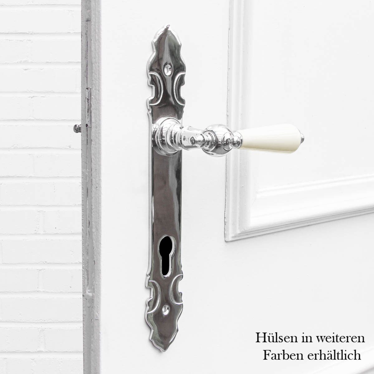 Türbeschlag Drückergarnitur für Haustüren-Porzellangriff-Edles Design, PZ92