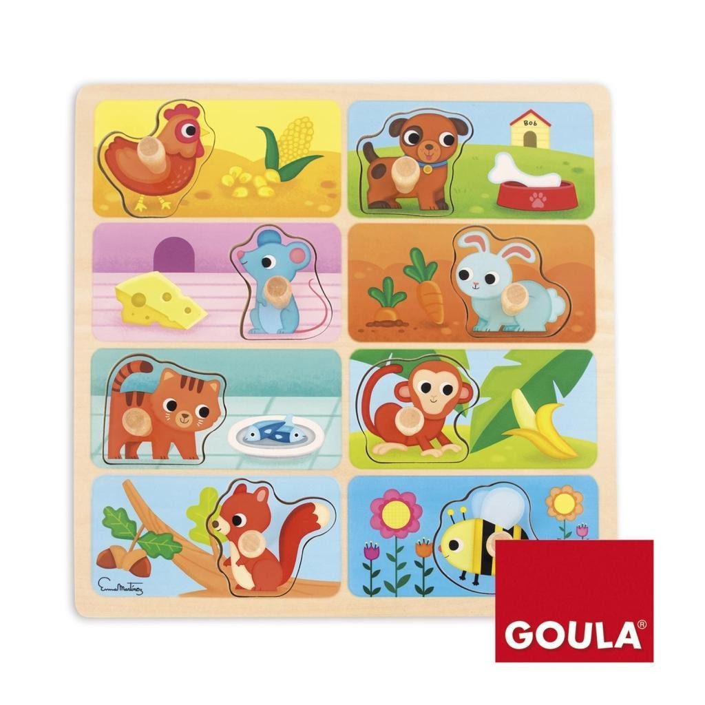Jumbo Spiele Puzzle GOULA - Mein Lieblingsessen-Puzzle, Puzzleteile