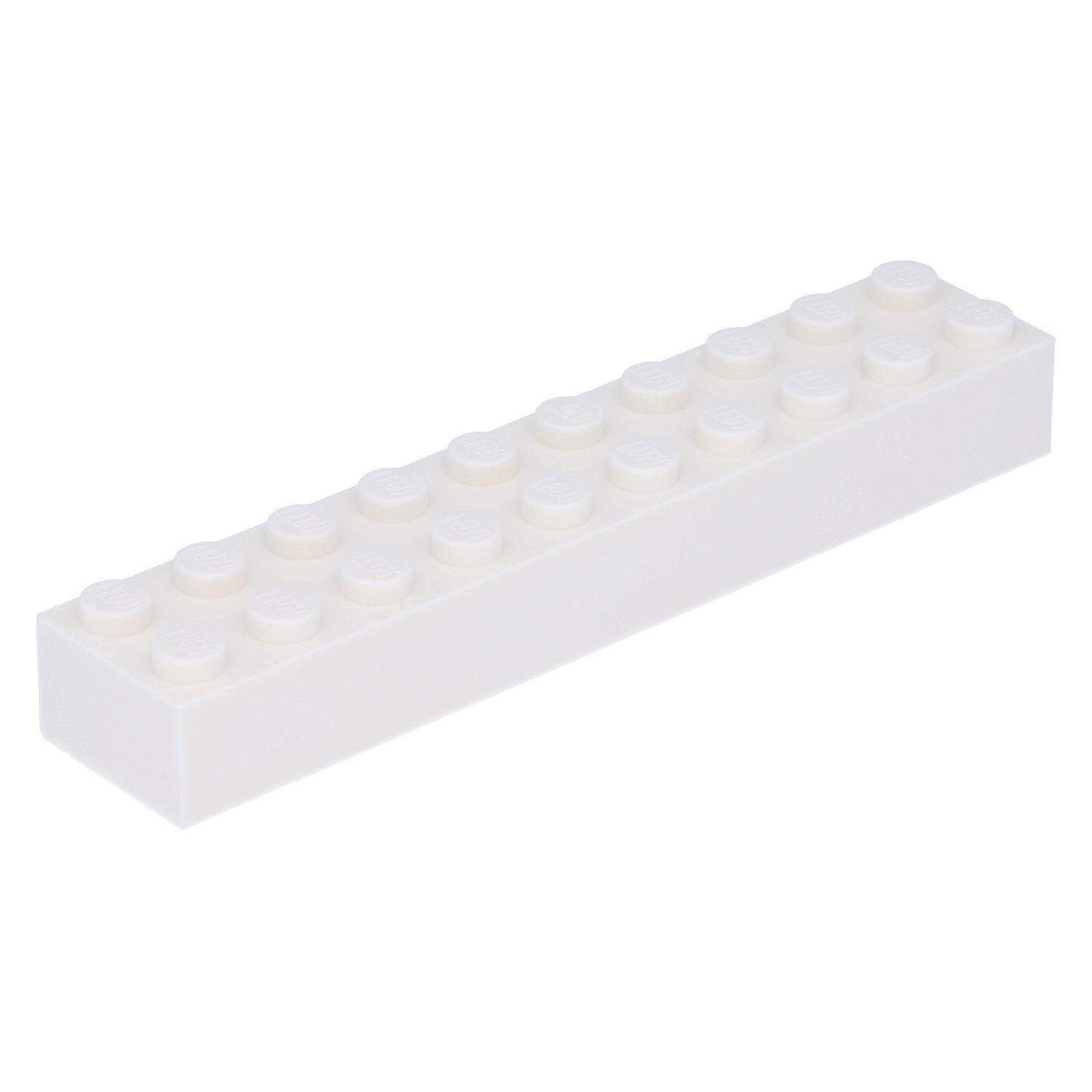 LEGO® 100 Stück Steine 2x10, Weiß günstig online kaufen