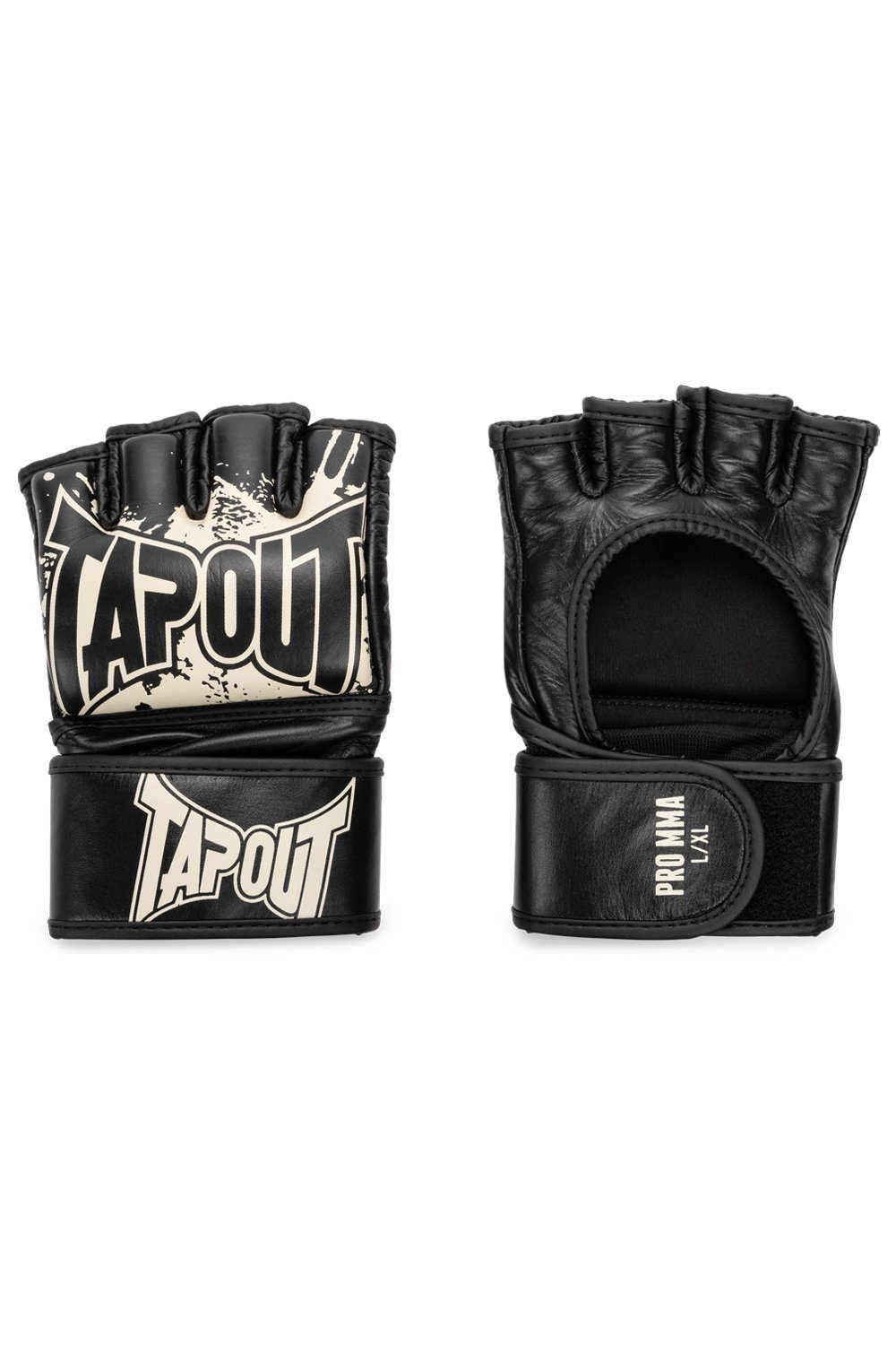 Black/Ecru TAPOUT MMA-Handschuhe PRO MMA