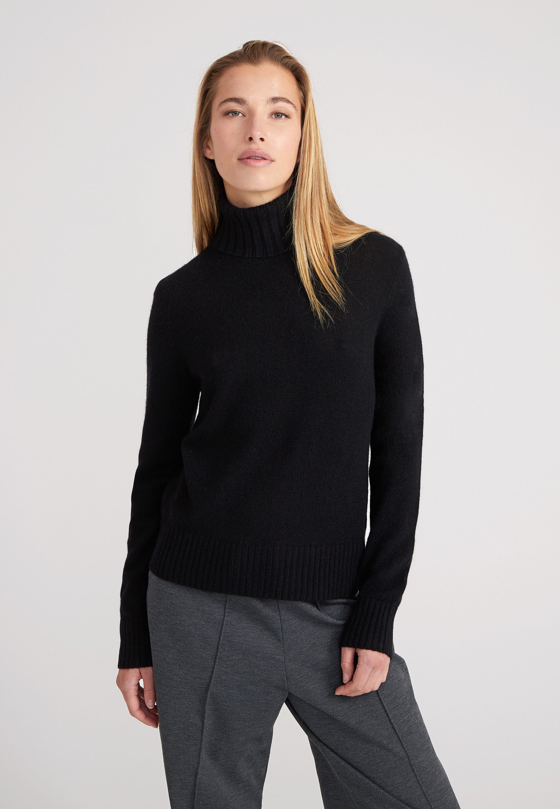 Kaschmirpullover Rollkragenpullover Regular aus 100% Kaschmir