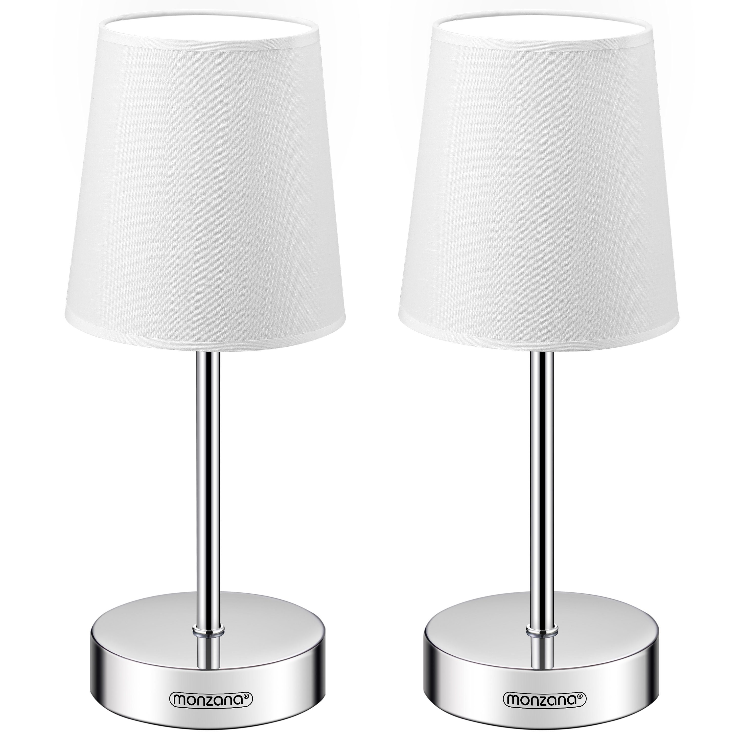 monzana Tischleuchte, Weiß 2er Set, 2er günstig online kaufen