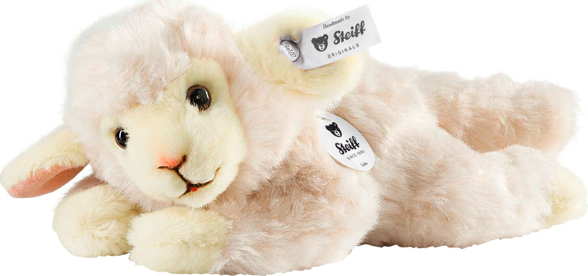 Kuscheltier Linda Lamm liegend, 22 cm
