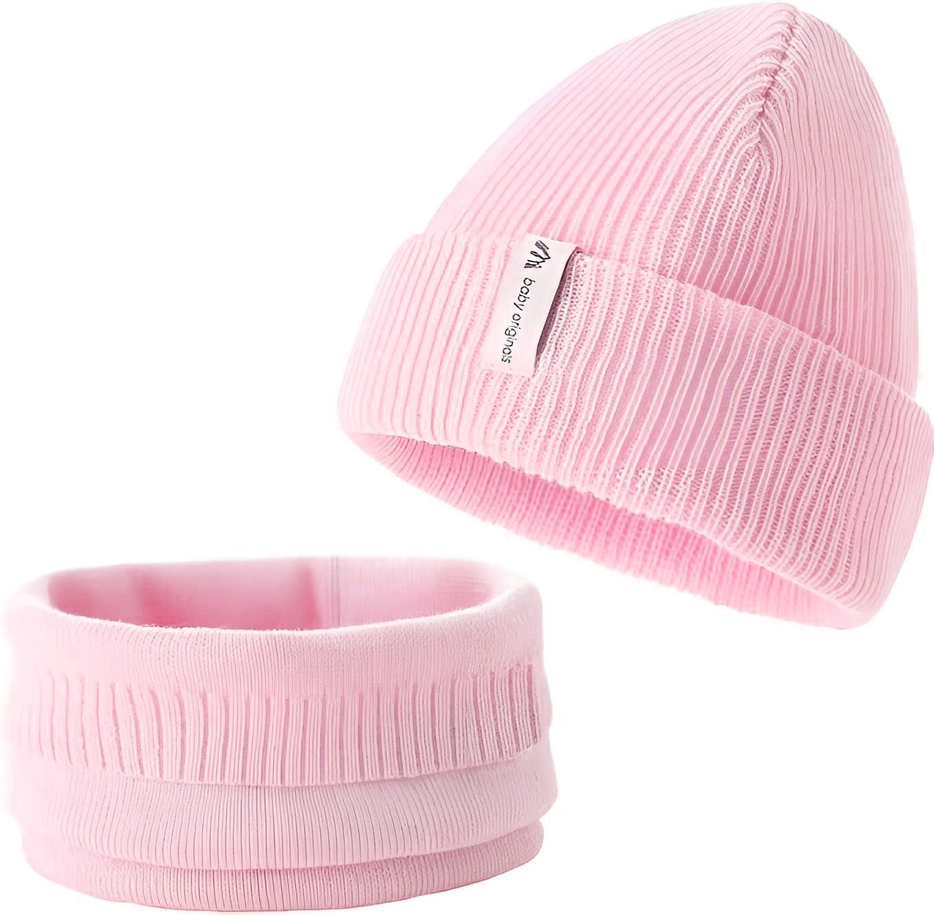 Diyarts Beanie (Vielseitiges Baby-Set, Kindermütze, 2-St., Kuschelige Eleganz für Kleine, Kinder) Leicht & Atmungsaktiv, Doppellagiges Acryl-Design, Wintermütze