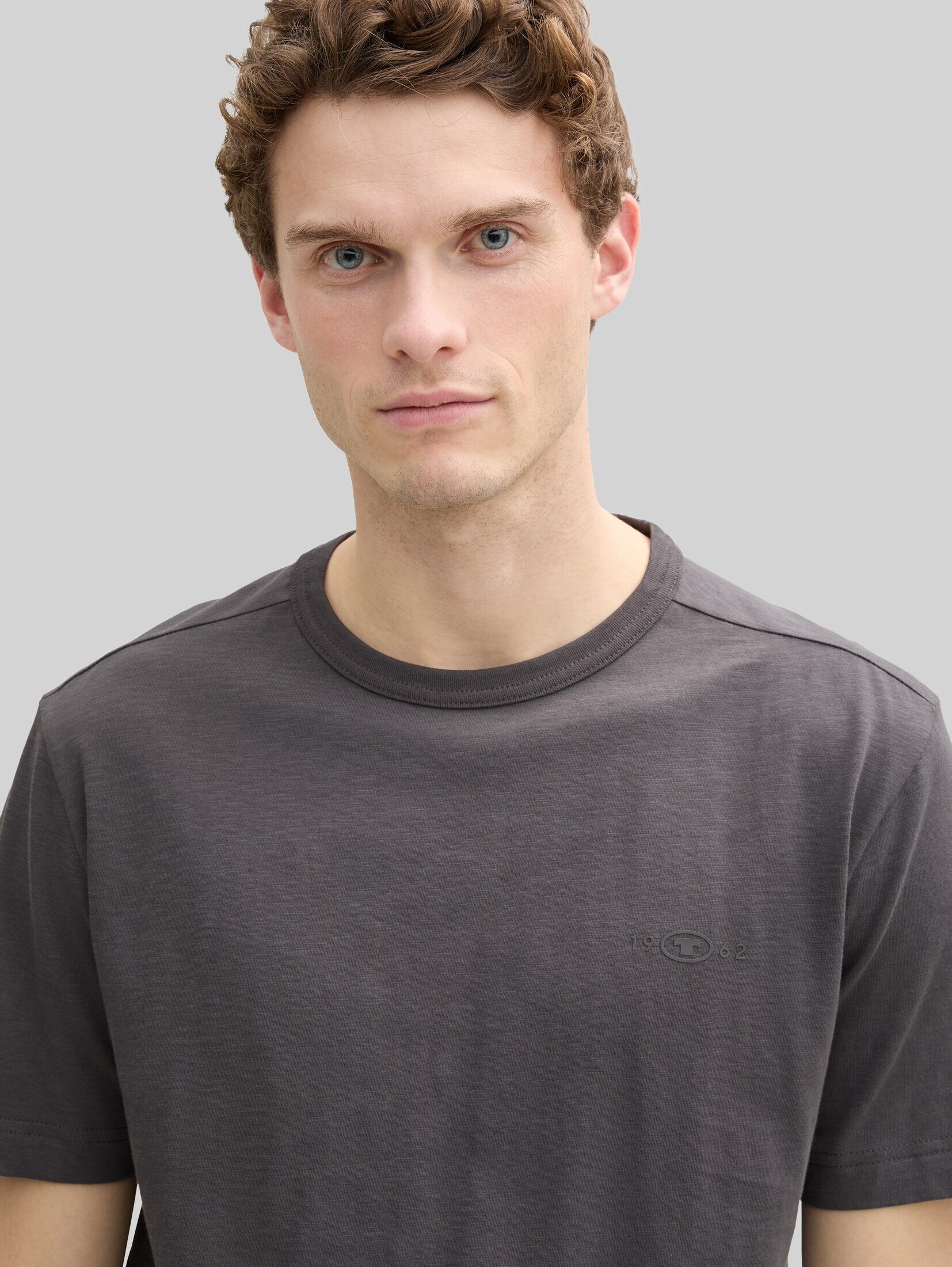 TOM TAILOR T-Shirt T-Shirt (im Einserpack) Basic T-Shirt aus Baumwolle – Bild 4 von 5