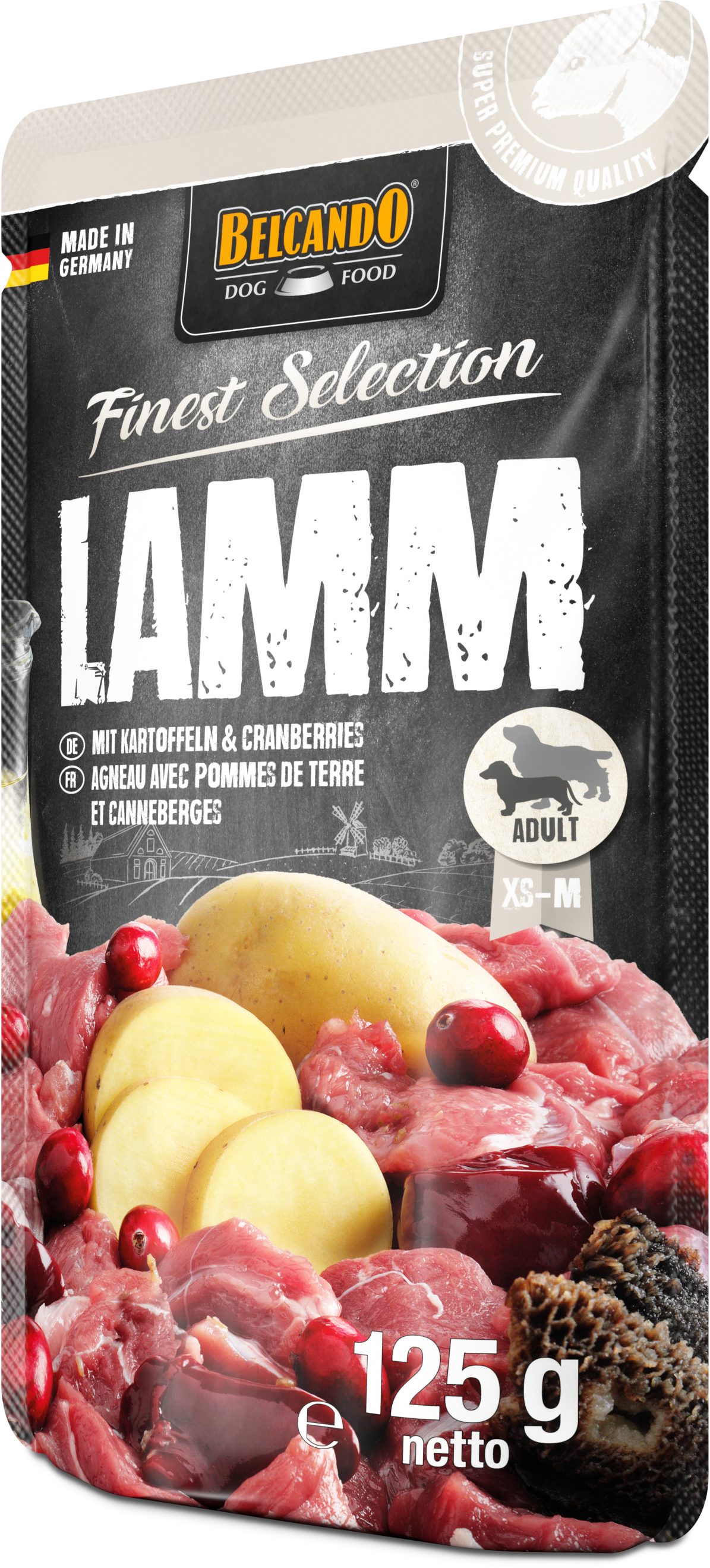 Belcando Lamm mit Kartoffel & Cranberries, für: Hunde
