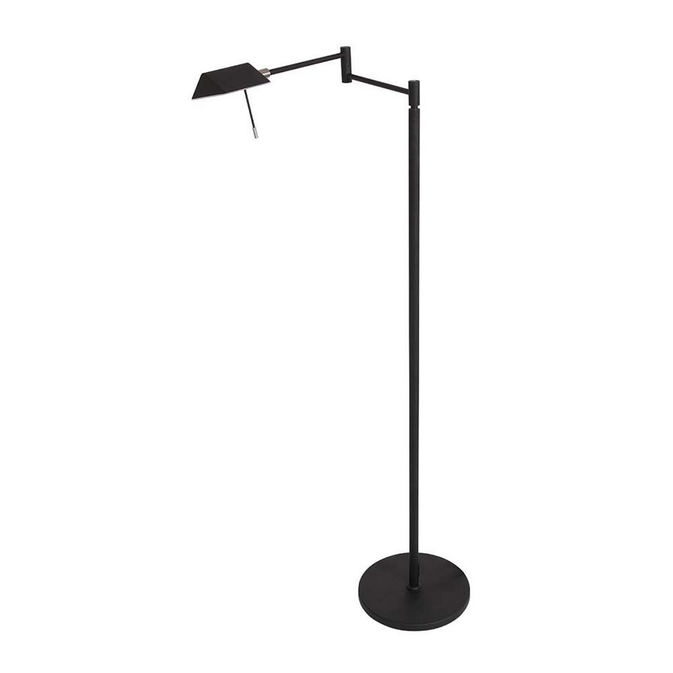 Steinhauer LIGHTING LED Leselampe, Stehleuchte Spotleuchte Wohnzimmerlampe  LED schwarz dimmbar schwenkbar