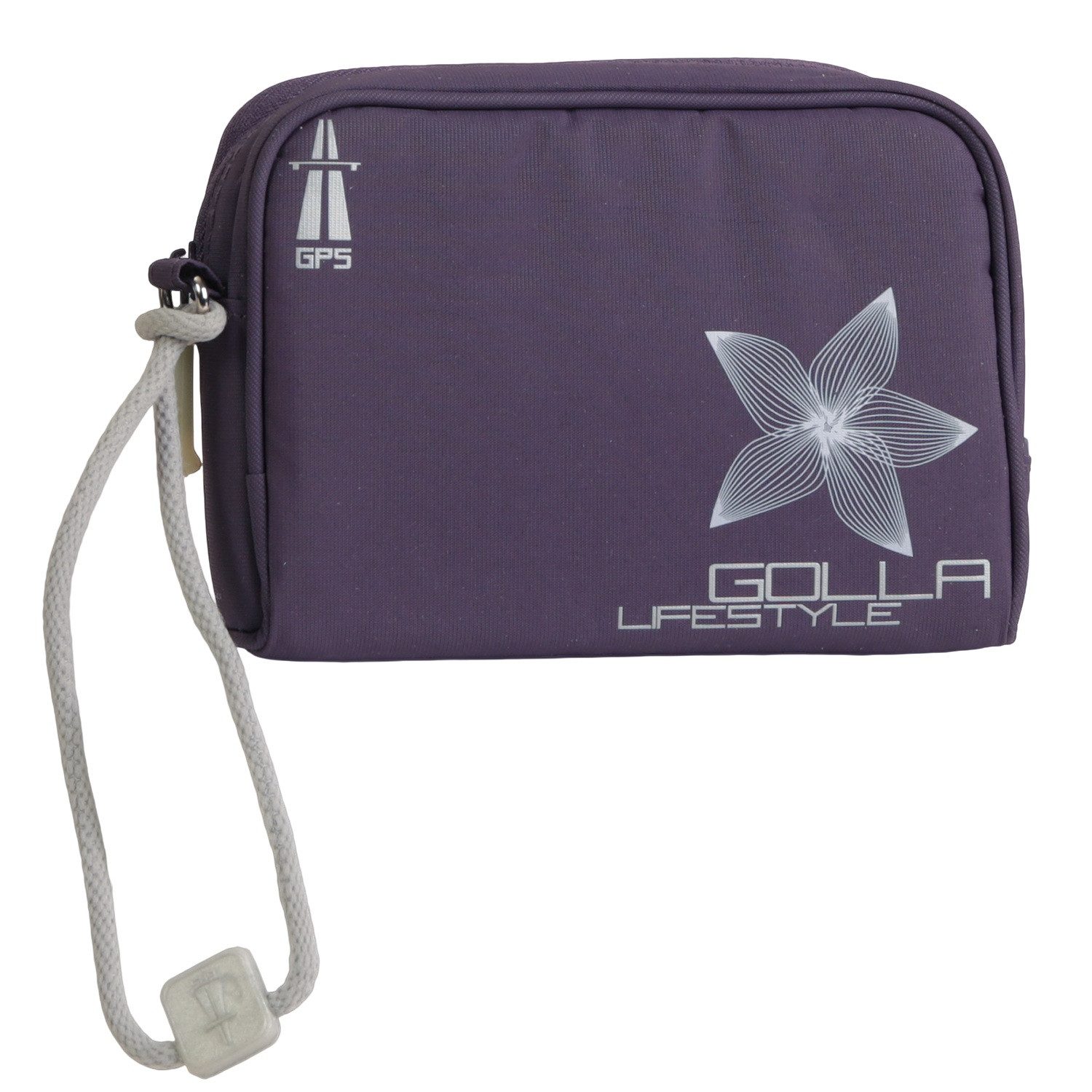 GOLLA Navigationstasche Navi-Tasche GPS Case Etui Schutz-Hülle Etui Lila, Aufbewahrung für 4,3" Navi Navigation Gerät auch Fahrrad-Navi E-Bike