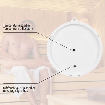 Lantelme Thermohygrometer Infrarotsauna Thermometer Hygrometer Klimamesser Wetterstation