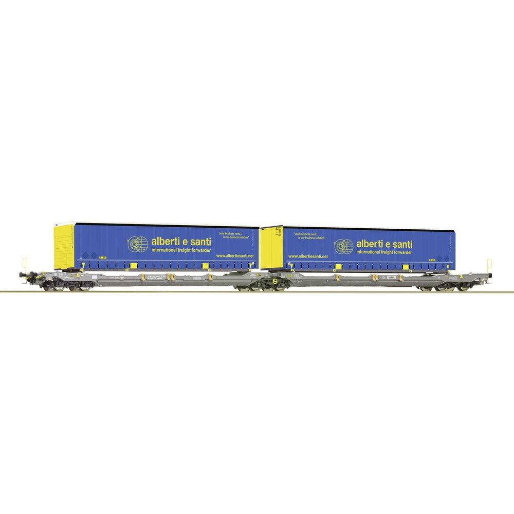 Roco Güterwagen Roco 6600137 Flachwagen DC Hupac