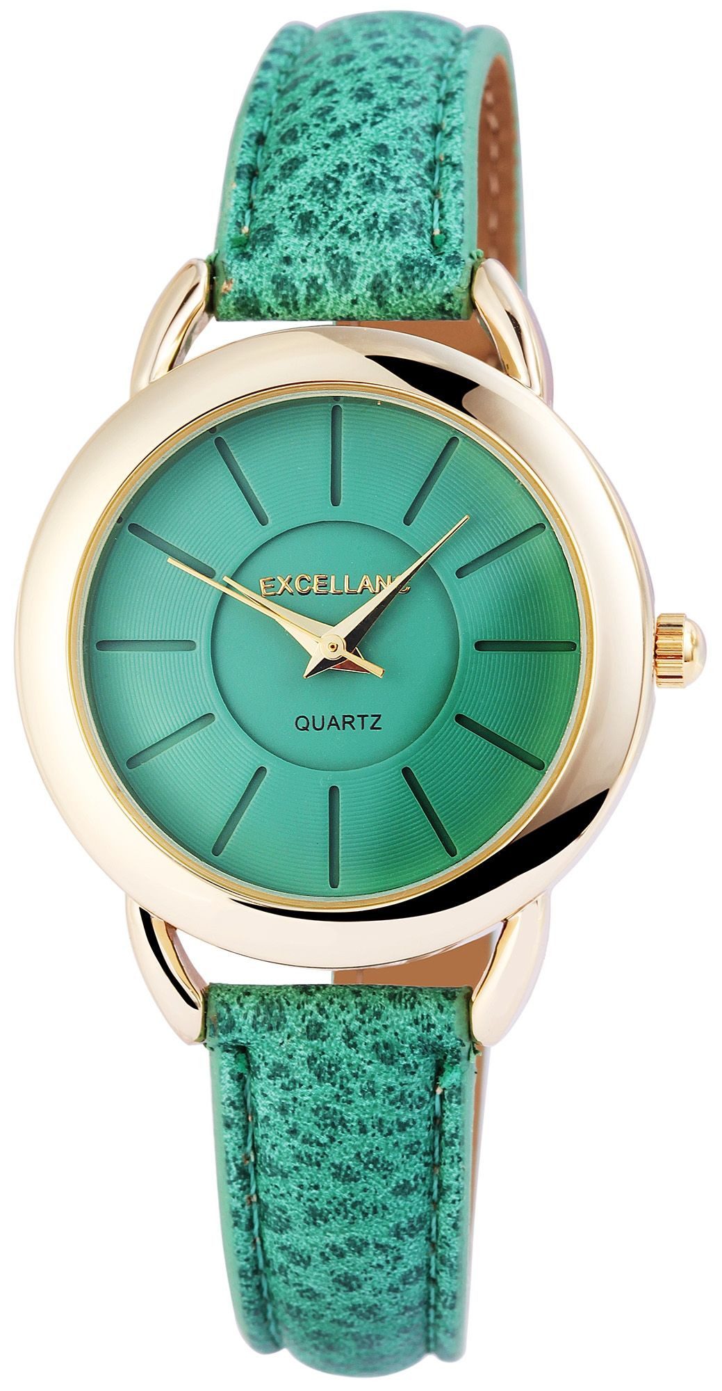 EXCELLANC Quarzuhr 195003500232 Excellanc Damenuhr mit Lederimitationsarmba günstig online kaufen