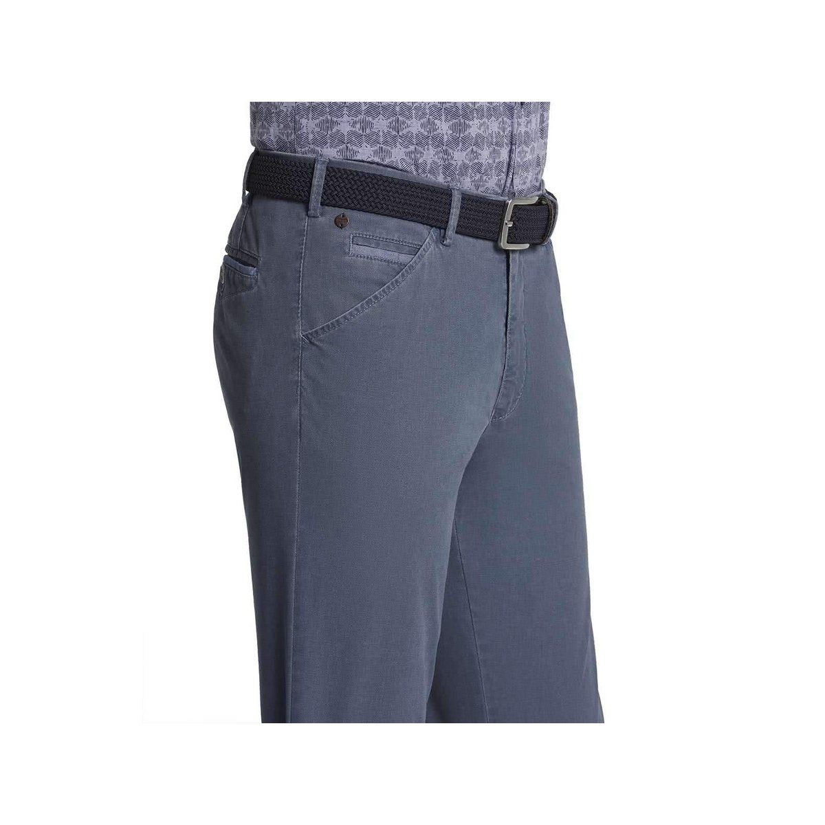 MEYER Shorts blau regular (1-tlg)