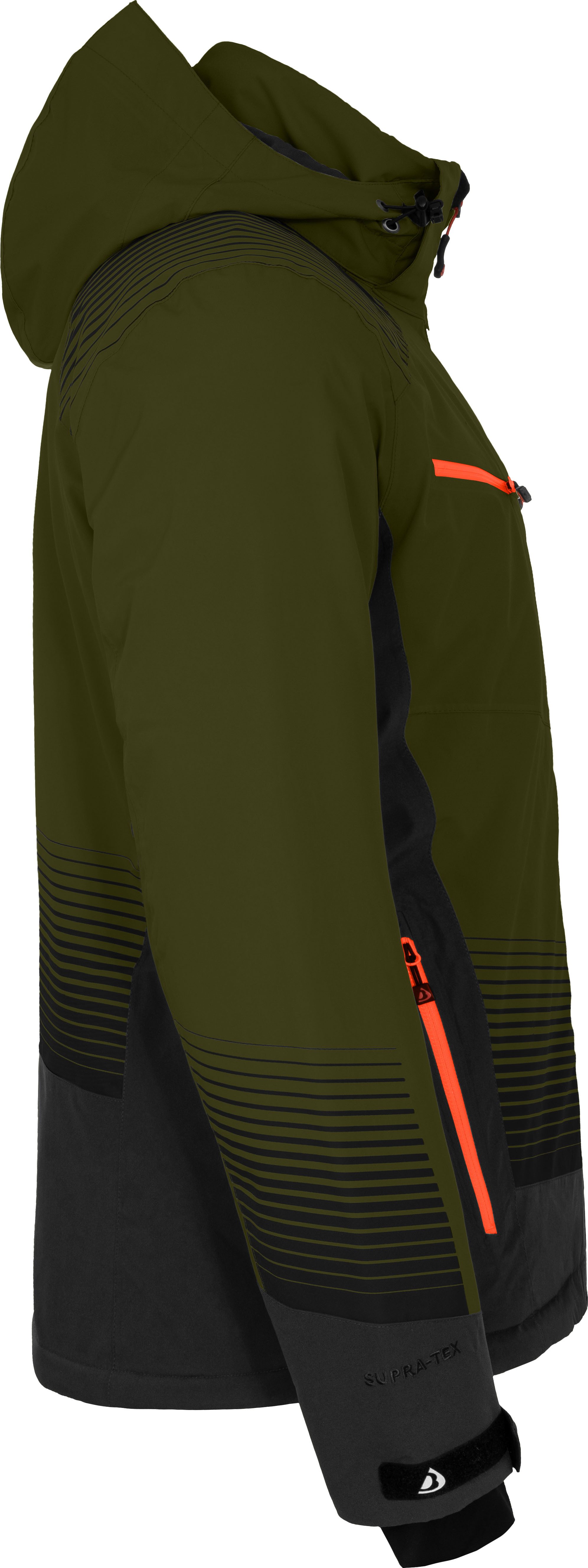 Bergson Skijacke TAAVI Herren Skijacke, warm wattiert, wasserdicht (20000 mm), Kurzgrößen, d