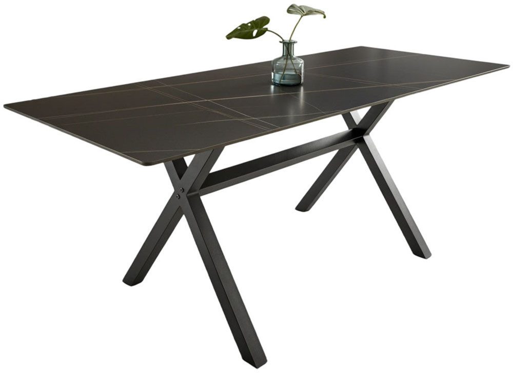OTTO home Esstisch Cazie, aus Sicherheitsglas mit drehbarer Tischplatte und günstig online kaufen