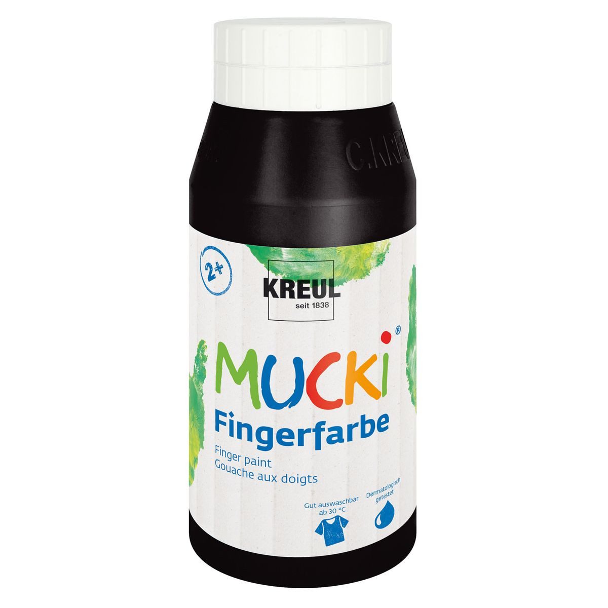 C. KREUL Fingerfarbe KREUL Fingerfarben MUCKi schwarz 750ml Flasche