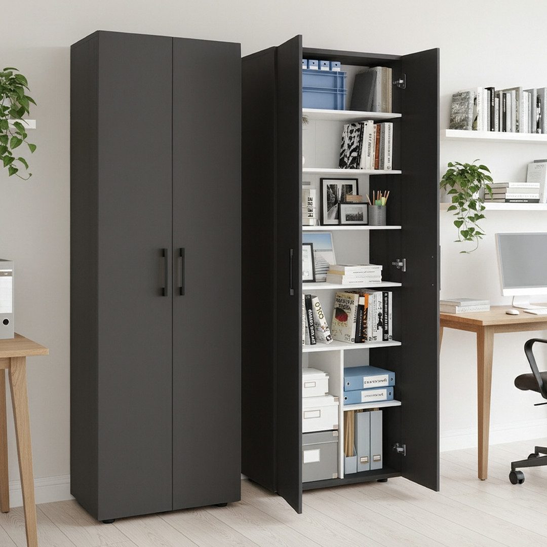 Bellamio Mehrzweckschrank Apol (Anthrazitschwarz) Aktenschrank mit günstig online kaufen