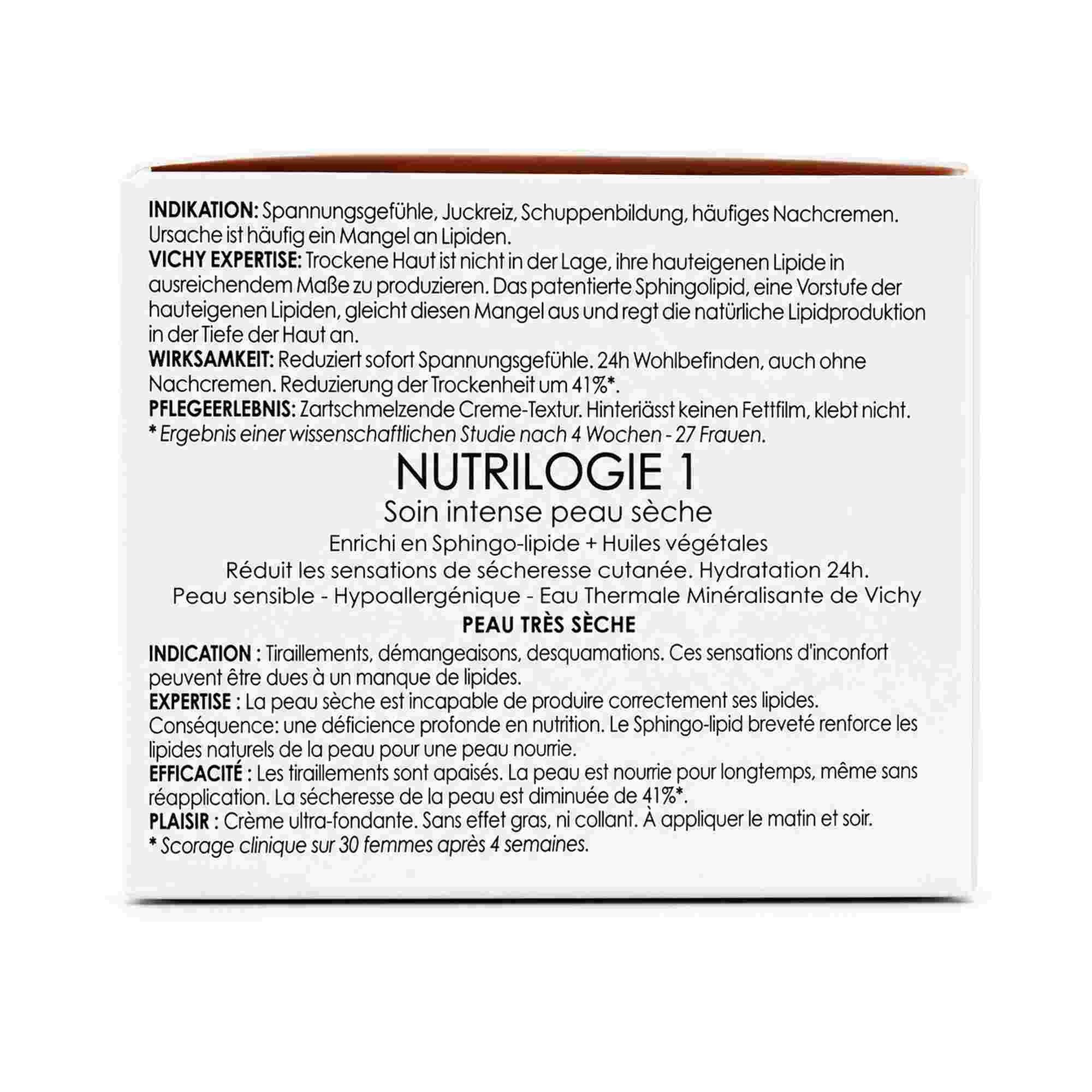 Vichy Feuchtigkeitscreme NUTRILOGIE 1 Creme 50ml