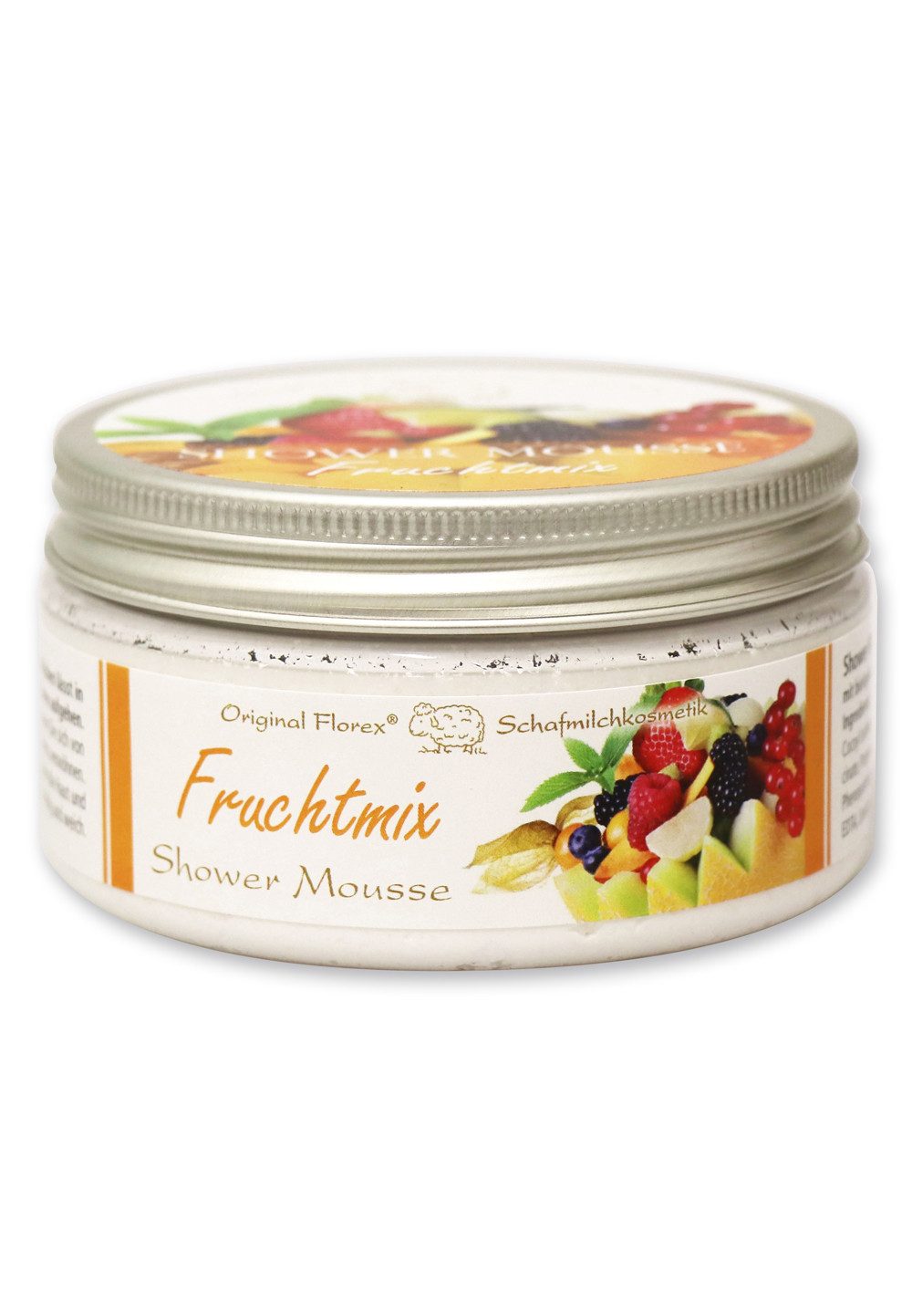 Gerlinde Hofer _ Florex GmbH Duschmousse Fruchtmix, 1-tlg., Shower Mousse mit Bio Schafmilch 200 ml