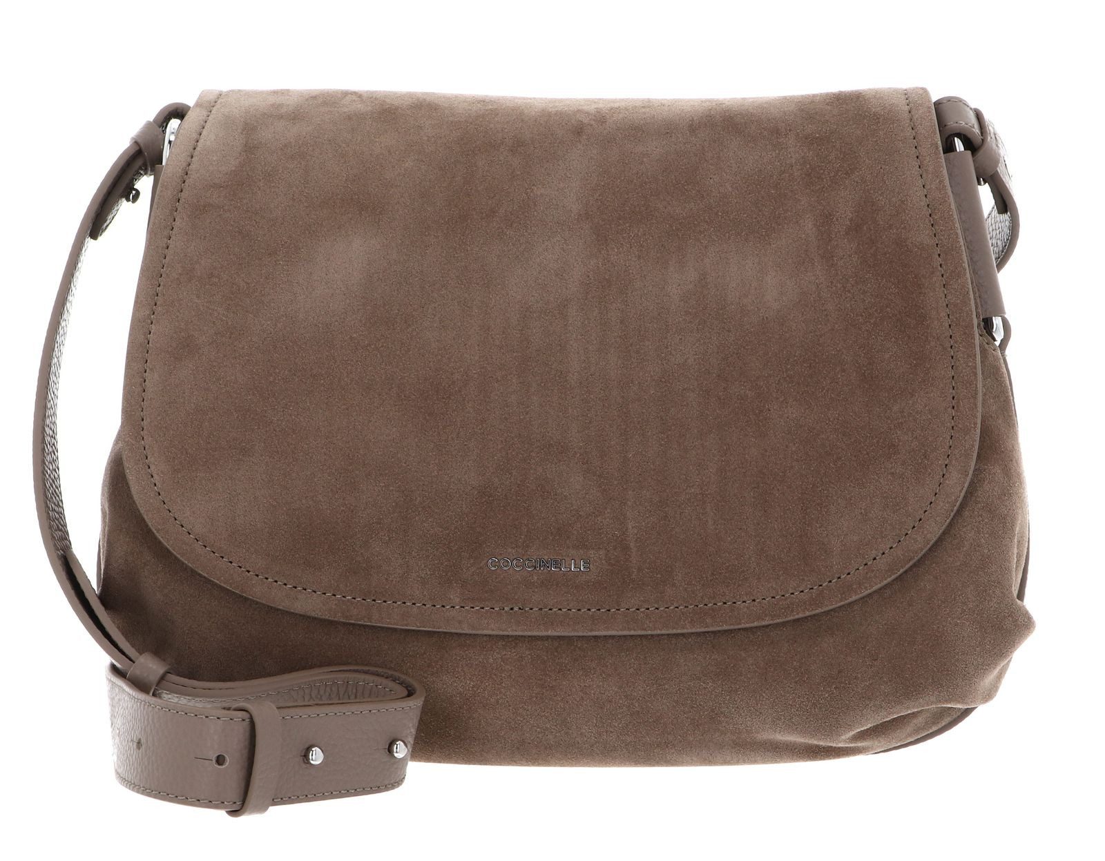 Umhängetasche Suede Handbag Grained Leather