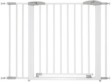 ib style Türschutzgitter Yael Treppengitter 116 - 124,5 cm + Y-Spindeln, Treppenschutzgitter - Kein Bohren - Sicherheitsgitter für Türen und Treppen