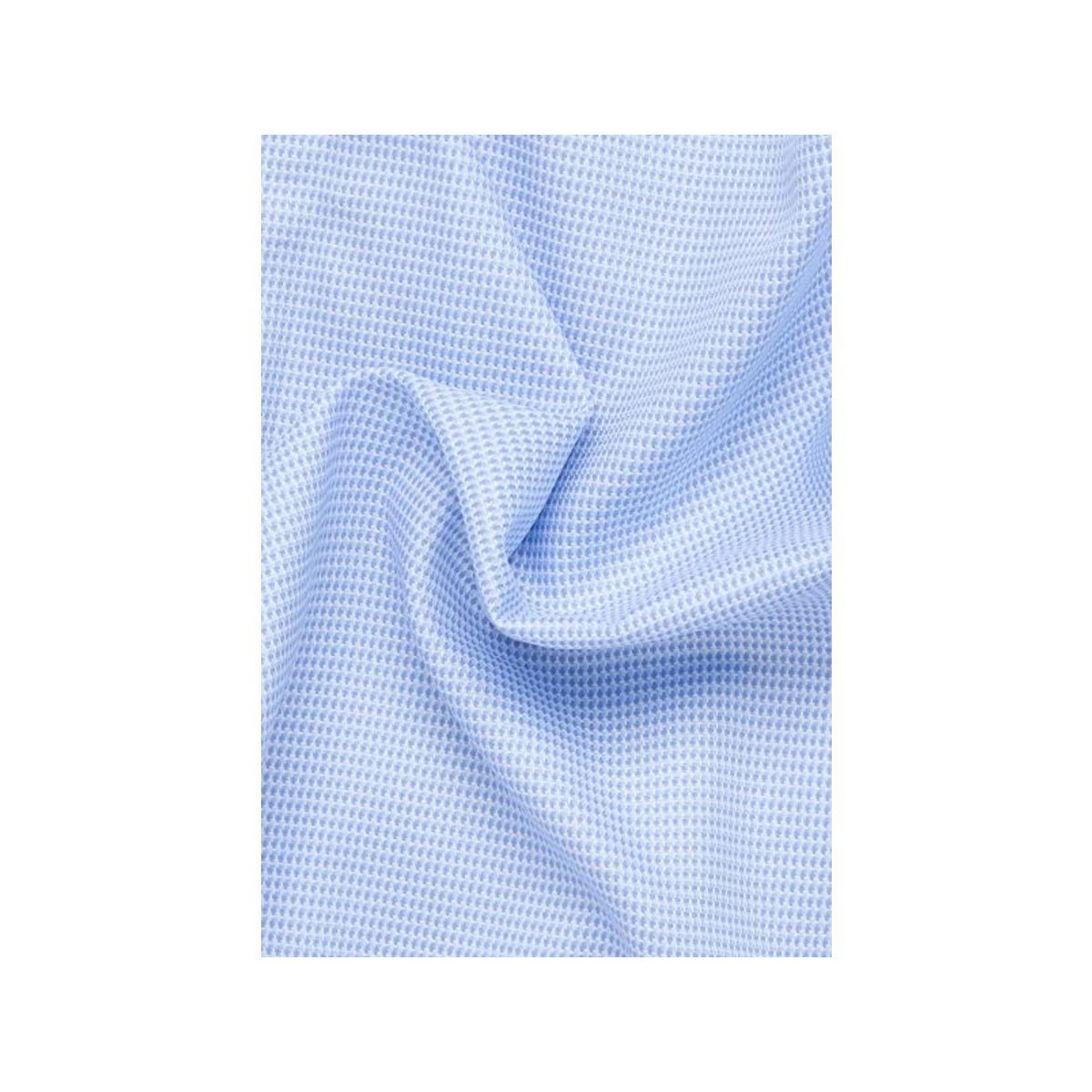 (1-tlg., keine Angabe) Kurzarmhemd Eterna blau