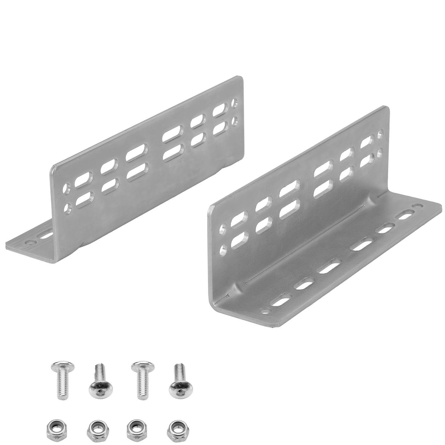 SO-TECH® Möbelbeschlag Montagewinkel KW-200-H76-L184 Stahl verzinkt Довжина 184 mm, für Boden- & Plattformmontage der Vollauszüge KV2-200-H76-NF