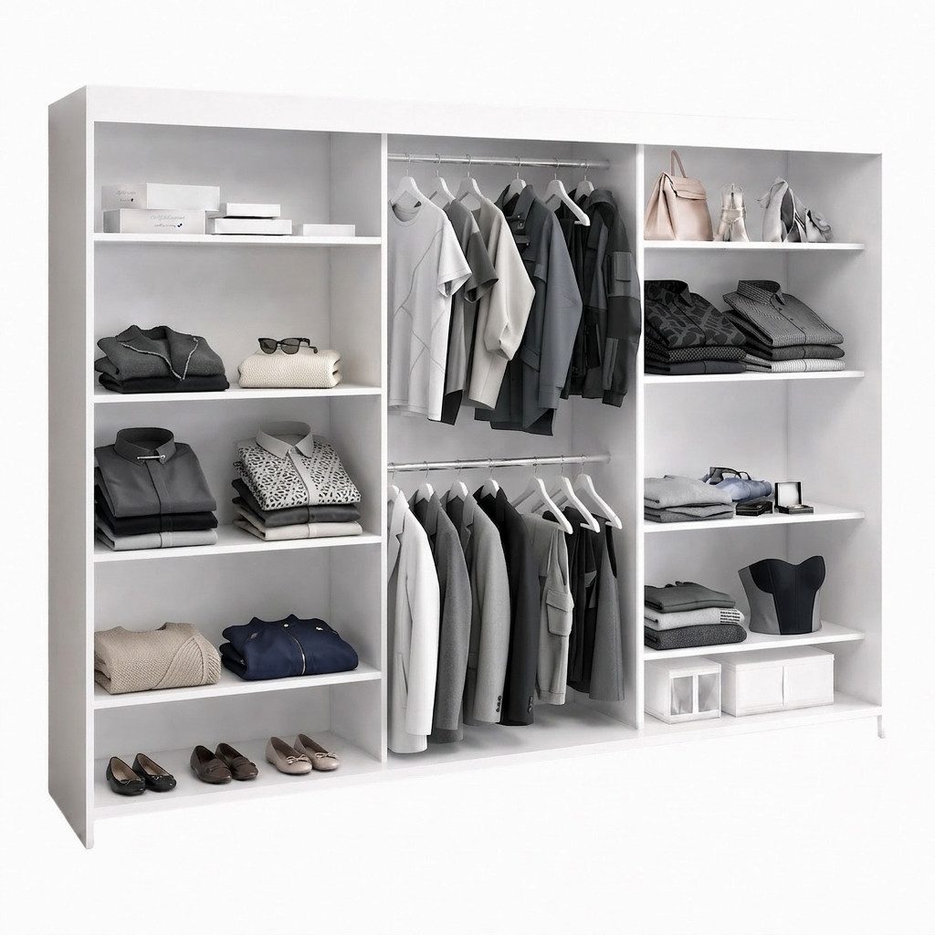 A&J MöbelLand GmbH Schiebetürenschrank VILUNO Moderner 3-türiger Kleiderschrank mit Spiegel (TOP ANGEBOT! Geräumiger Schrank mit einer Breite von 200 cm ideal zur Aufbewahrung von Kleidung und Accessoires. Wählen Sie das ideale Modell für Ihr Schlafzimmer!, TOP PRODUKT) Breite: 200 cm, Höhe: 215 cm, Tiefe: 59,5 cm