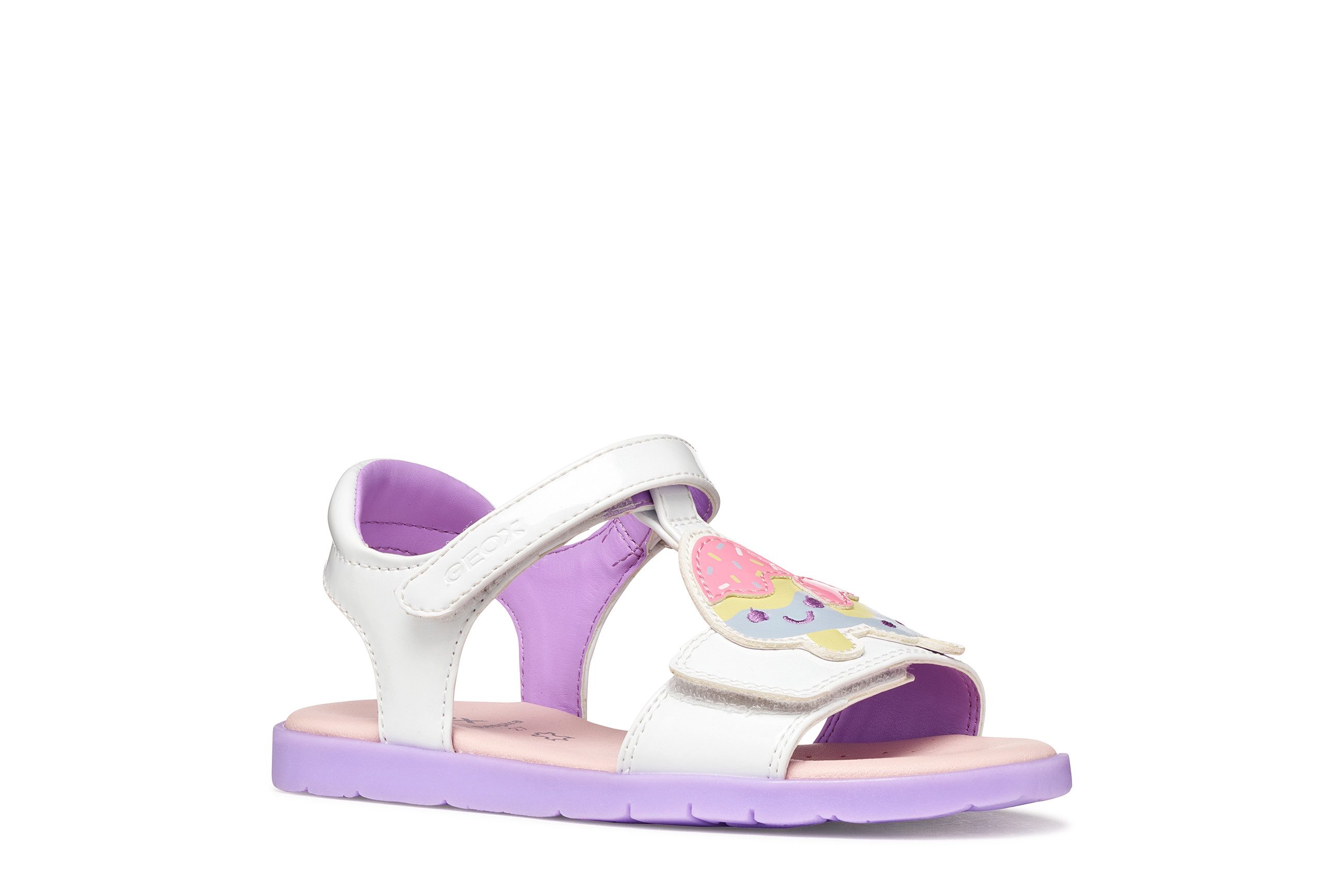Geox J SANDAL JOYFOOT GIR Sandale Sommerschuh, Klettschuh, Größenschablone zum Download