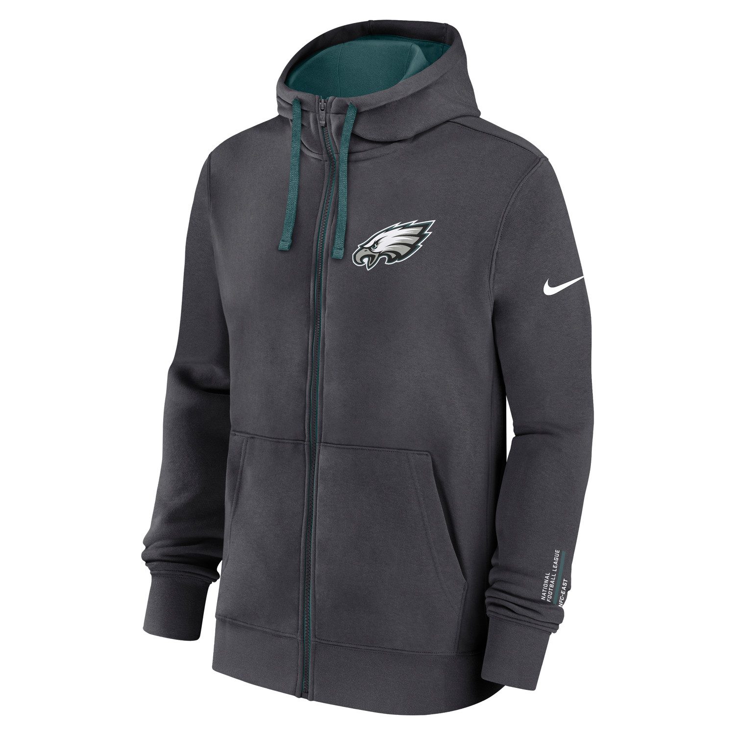 Nike Kapuzenpullover Nike Hoodie Philadelphia Eagles Nike Club FZ