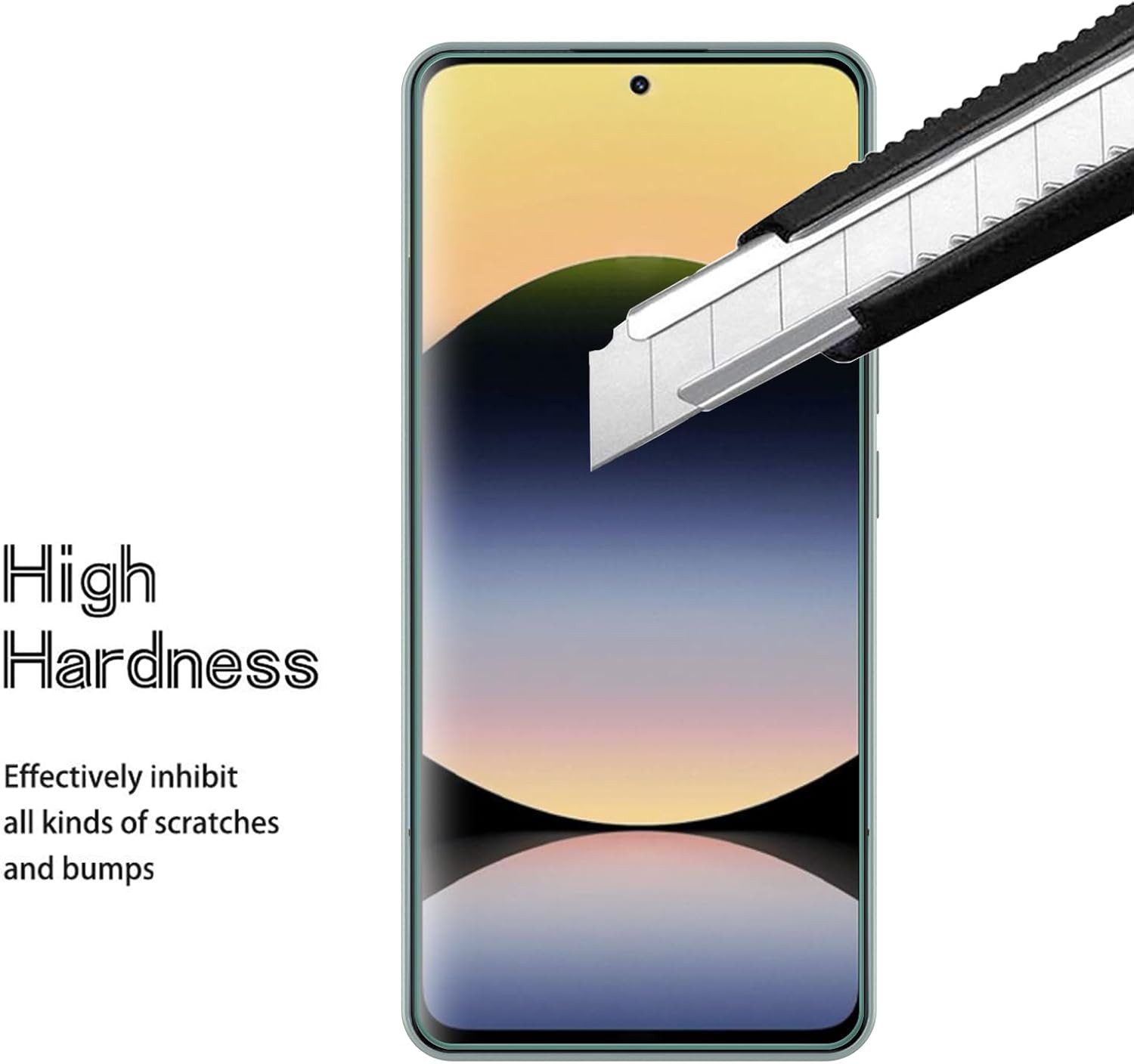 MSM Displayschutzglas 2X Schutzglas für Xiaomi Redmi Note 14 4G / 5G Panzerfolie 9H – Bild 2 von 5