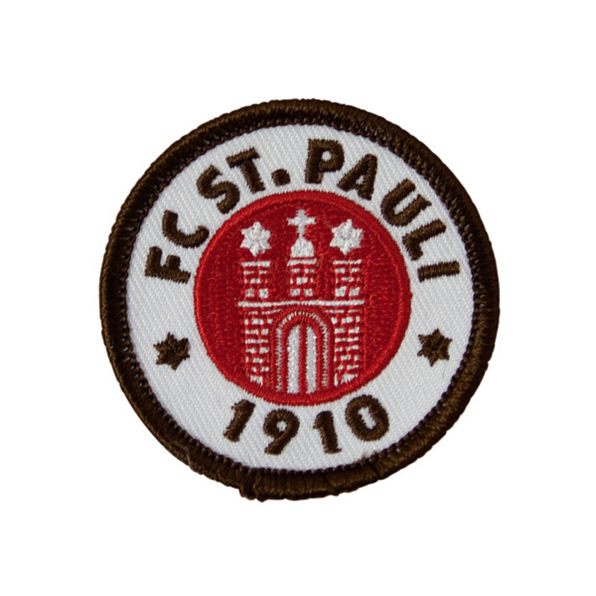 FC St. Pauli Aufnäher FC St. Pauli - Aufnäher Logo klein - mehrfarbig, Baumwolle