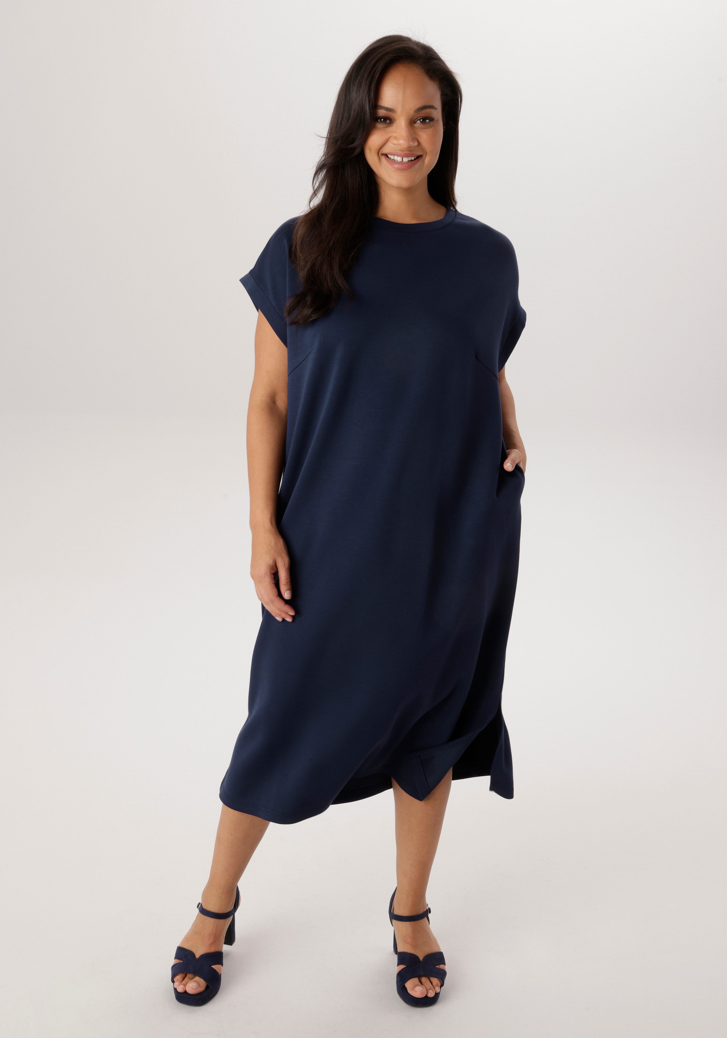 Aniston PLUS Jerseykleid mit Eingrifftaschen - NEUE KOLLEKTION