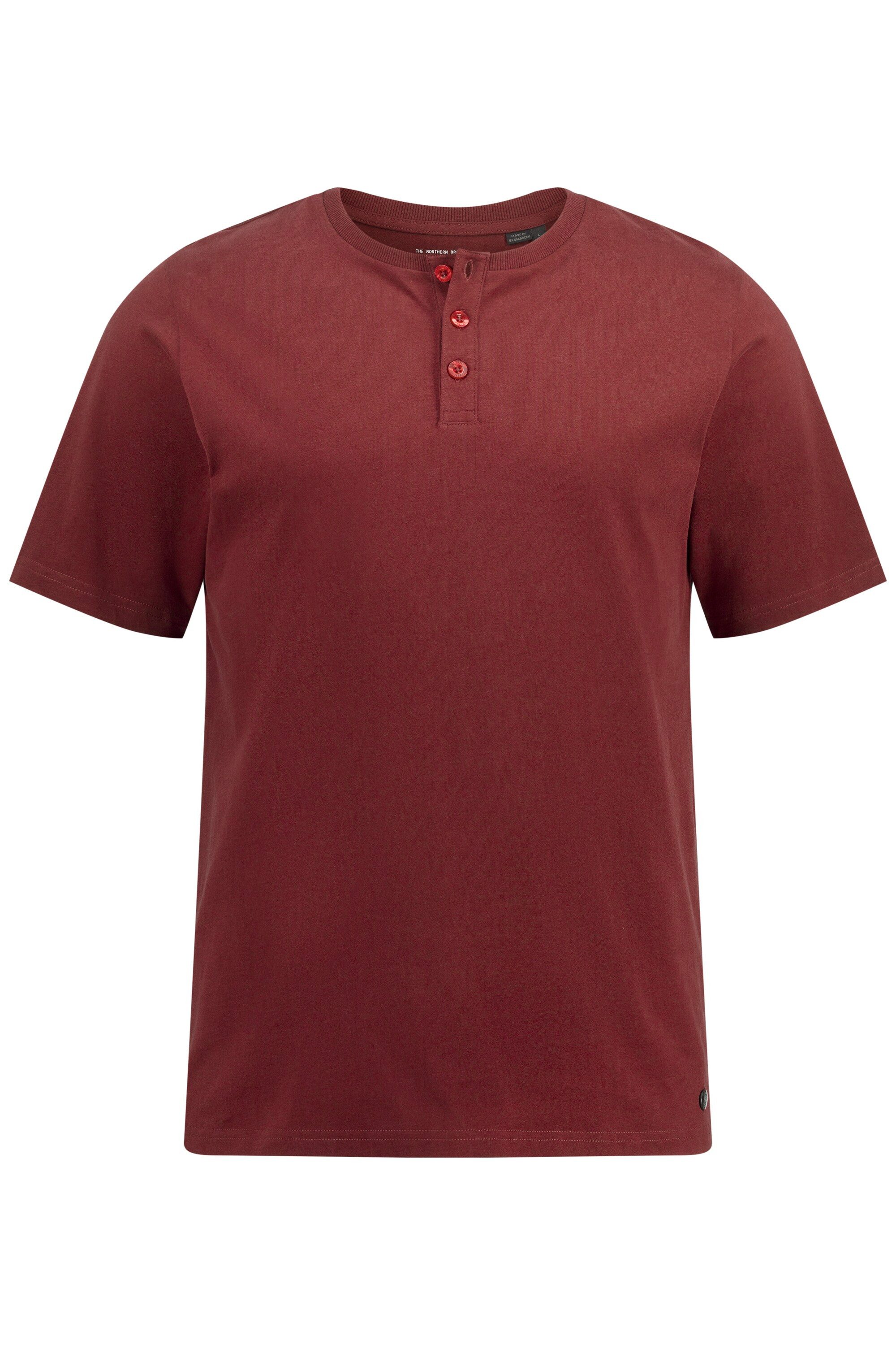 JP1880 T-Shirt JP1880 Henley Basic Knopfleiste Halbarm bis 7 XL günstig online kaufen