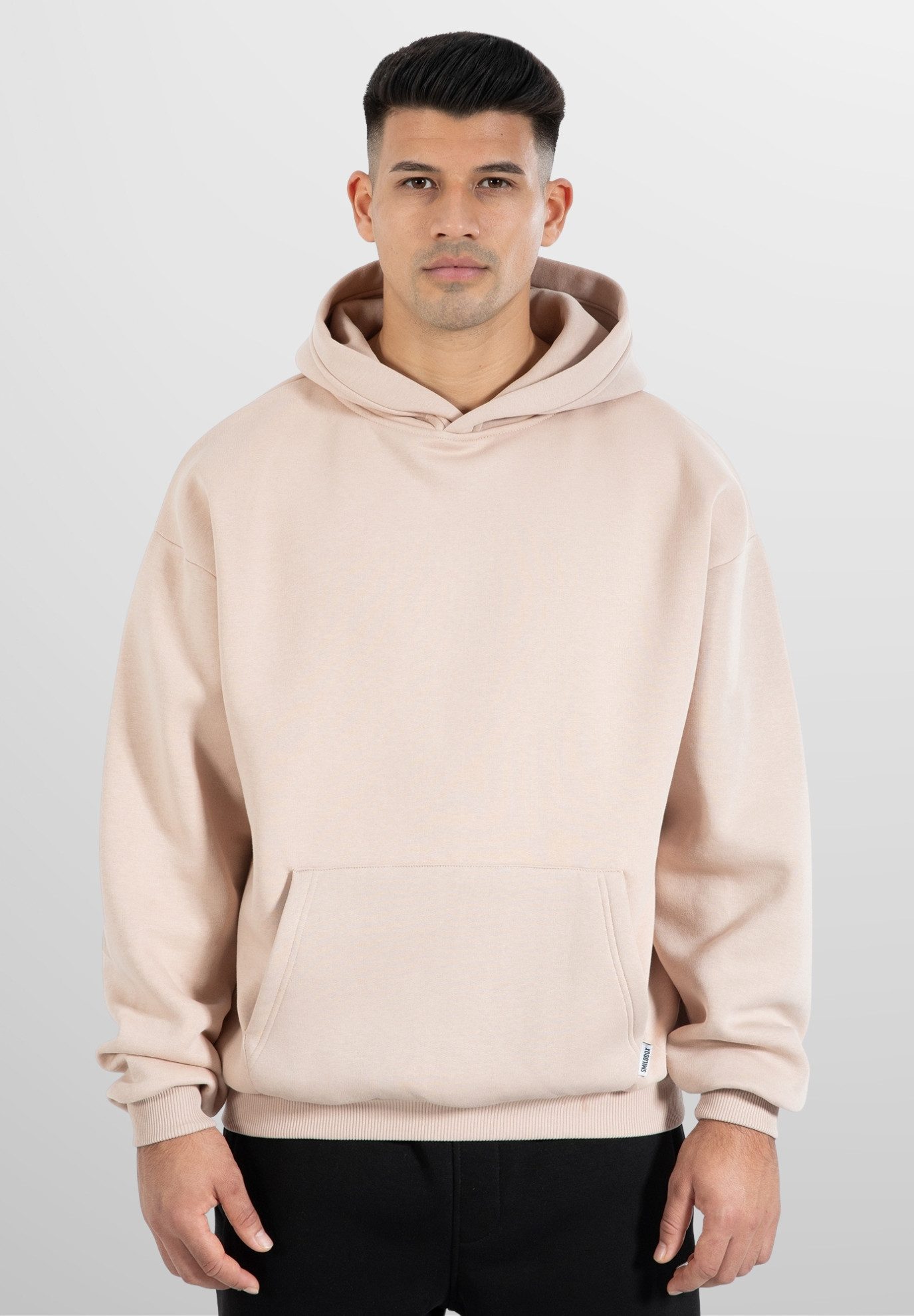 Smilodox Hoodie Brail Solid, Langarm Oversize günstig online kaufen