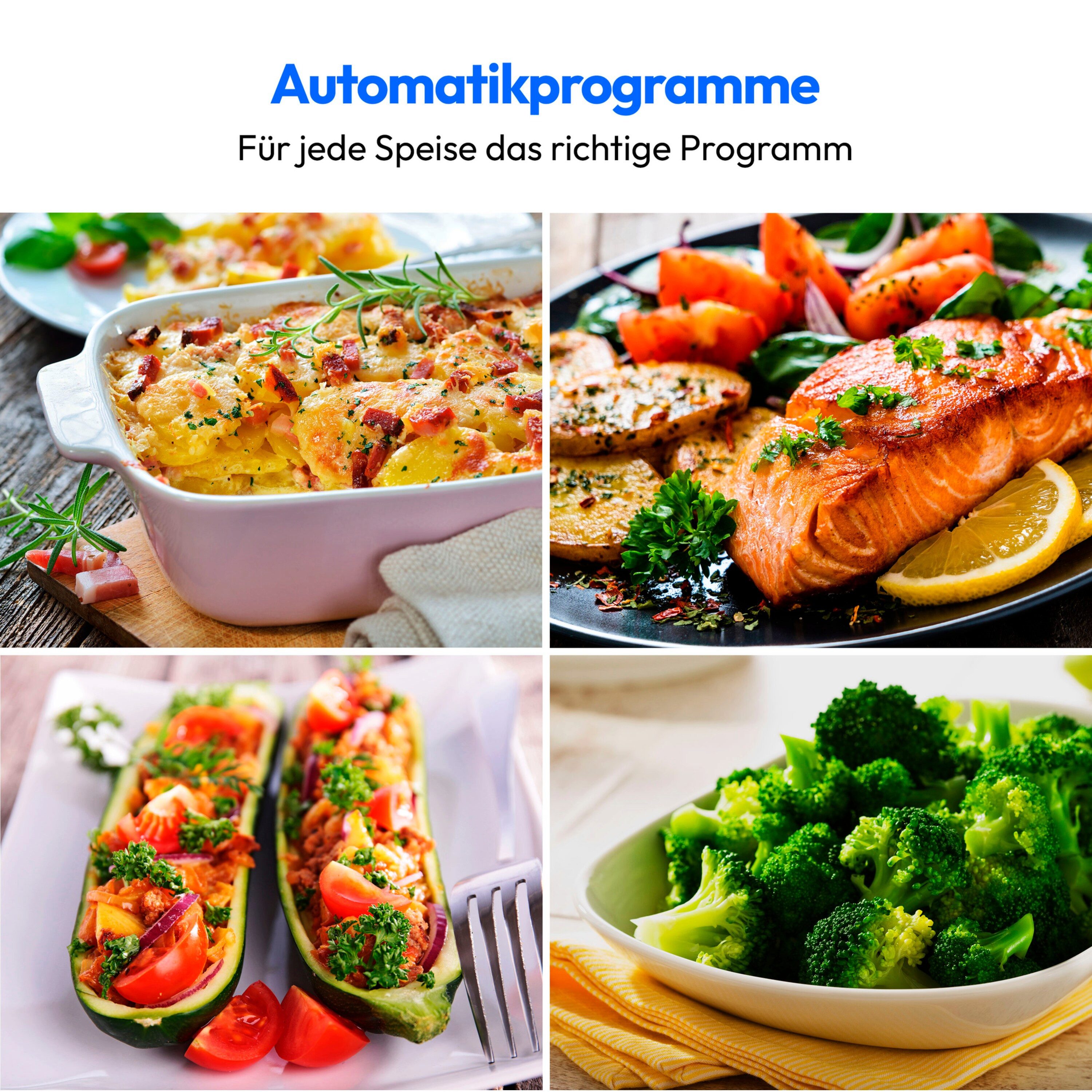 Medion® Mikrowelle MD15501, Netzkabel, 25 l, 900 Watt, 1100 Watt Grill, 2500 Watt Heißluft, 10 Automatik-Programme