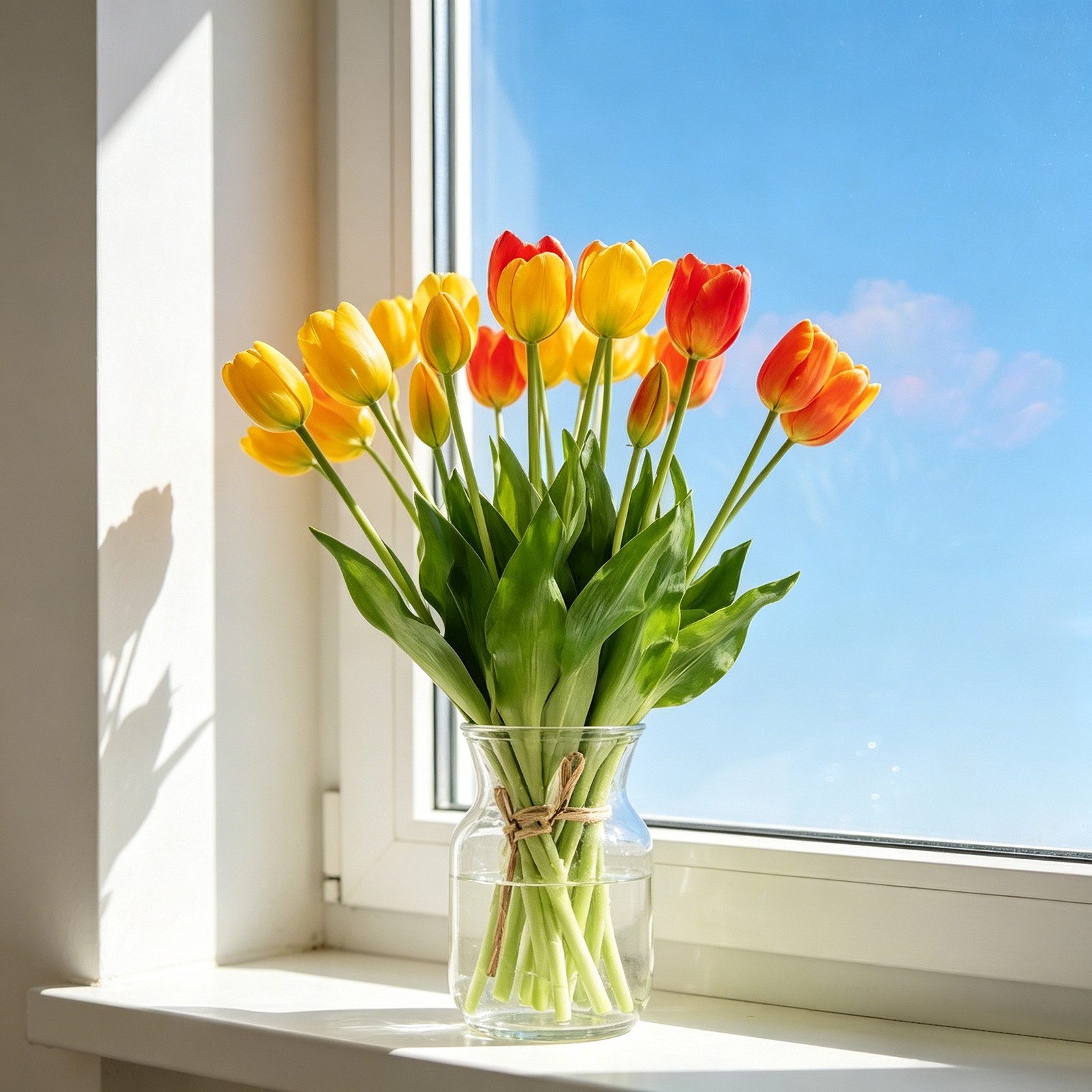 Kunsttulpe 10er Set künstliche Tulpen, Tulpenbund Tulpen, BlingBin, Höhe 40 cm, Tulpenstrauß künstlich für Vase,Hochzeit, Esstisch und Wohnzimmer Deko