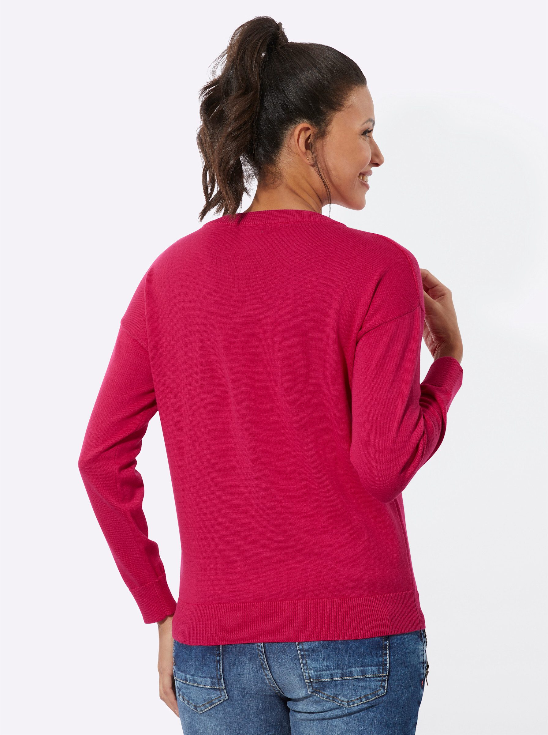 Sieh an! Strickpullover Langarm-Pullover günstig online kaufen