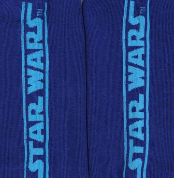 Sarcia.eu Haussocken Dunkelblaue Socken Füßlinge für Herren STAR WARS Disney 39-42 EU