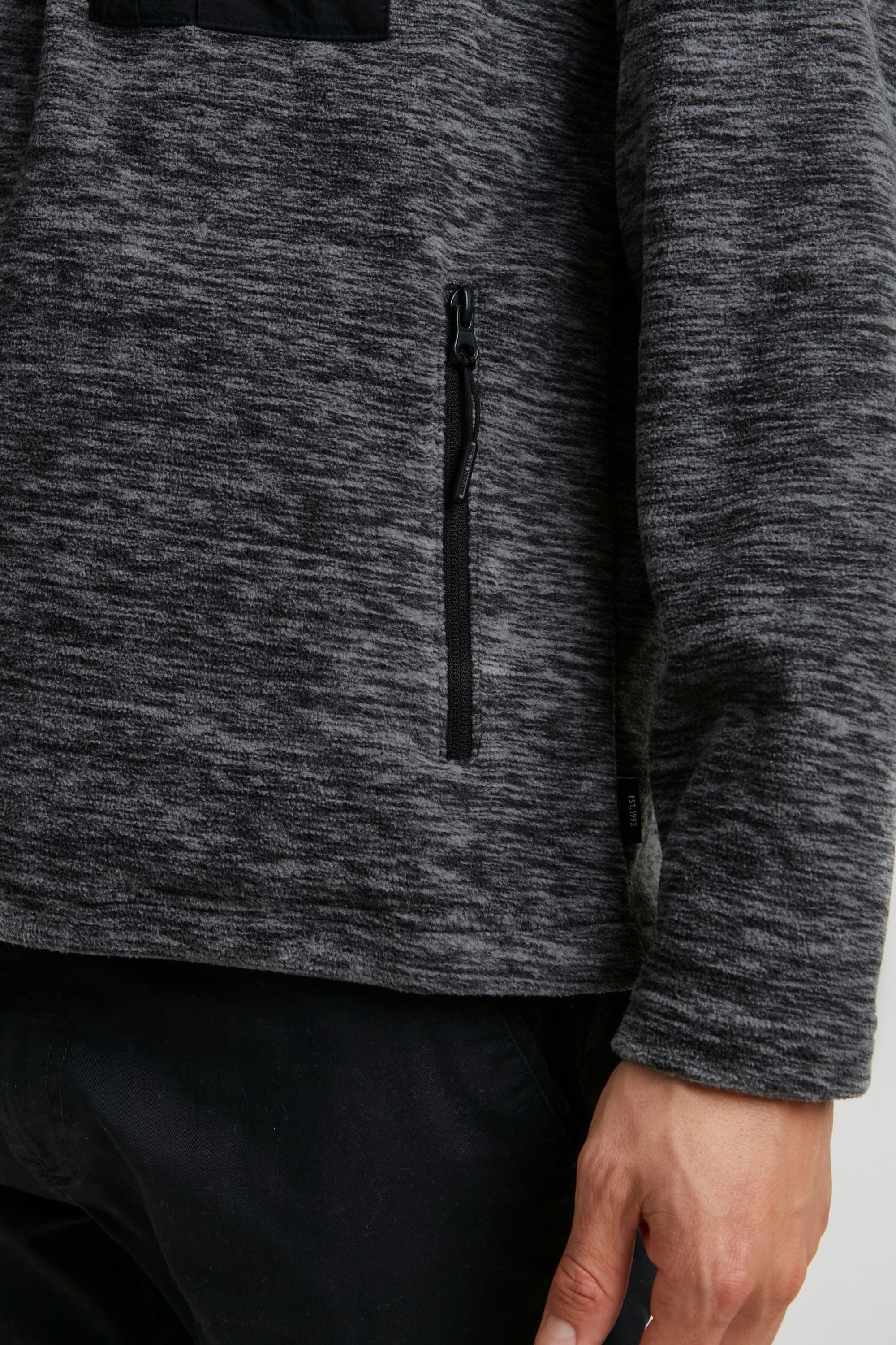 Indicode Troyer IDWimort Fleece-Troyer mit Brusttasche