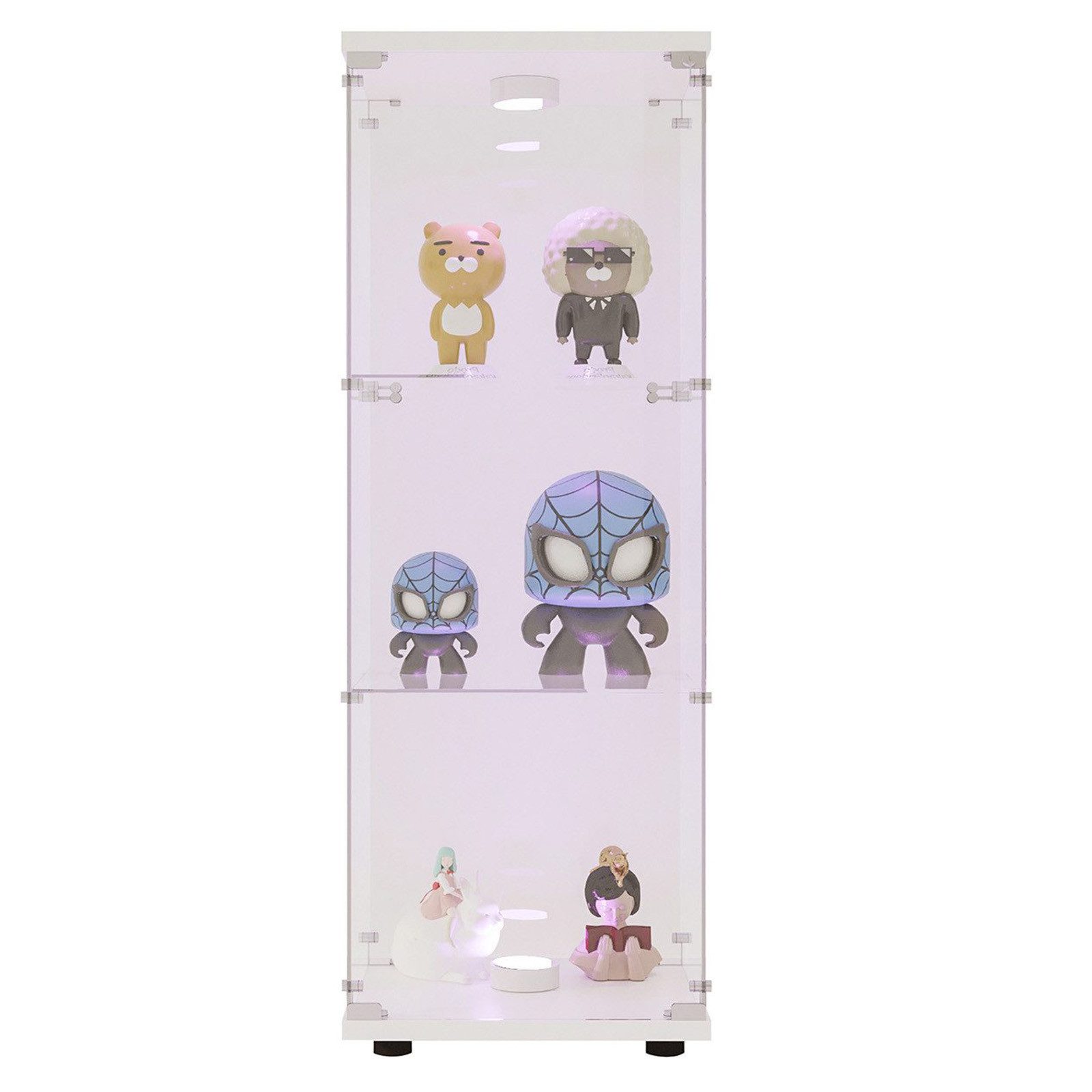 FUROKOY Glasvitrine Standvitrine, Modern Glas Vitrinenschrank günstig online kaufen