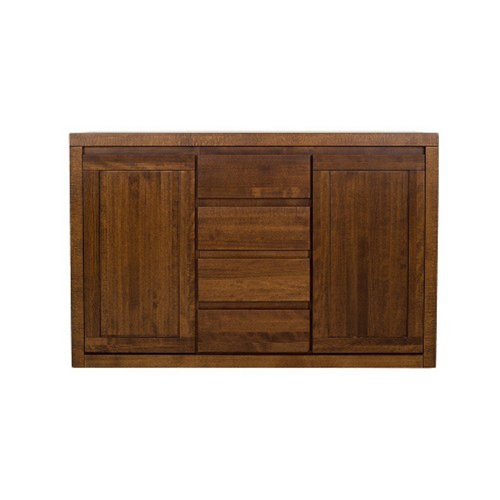 Kleiderschrank Kommode, Kommode Regal Wohnzimmer Designer Low für JVmoebel Braun Board Seite