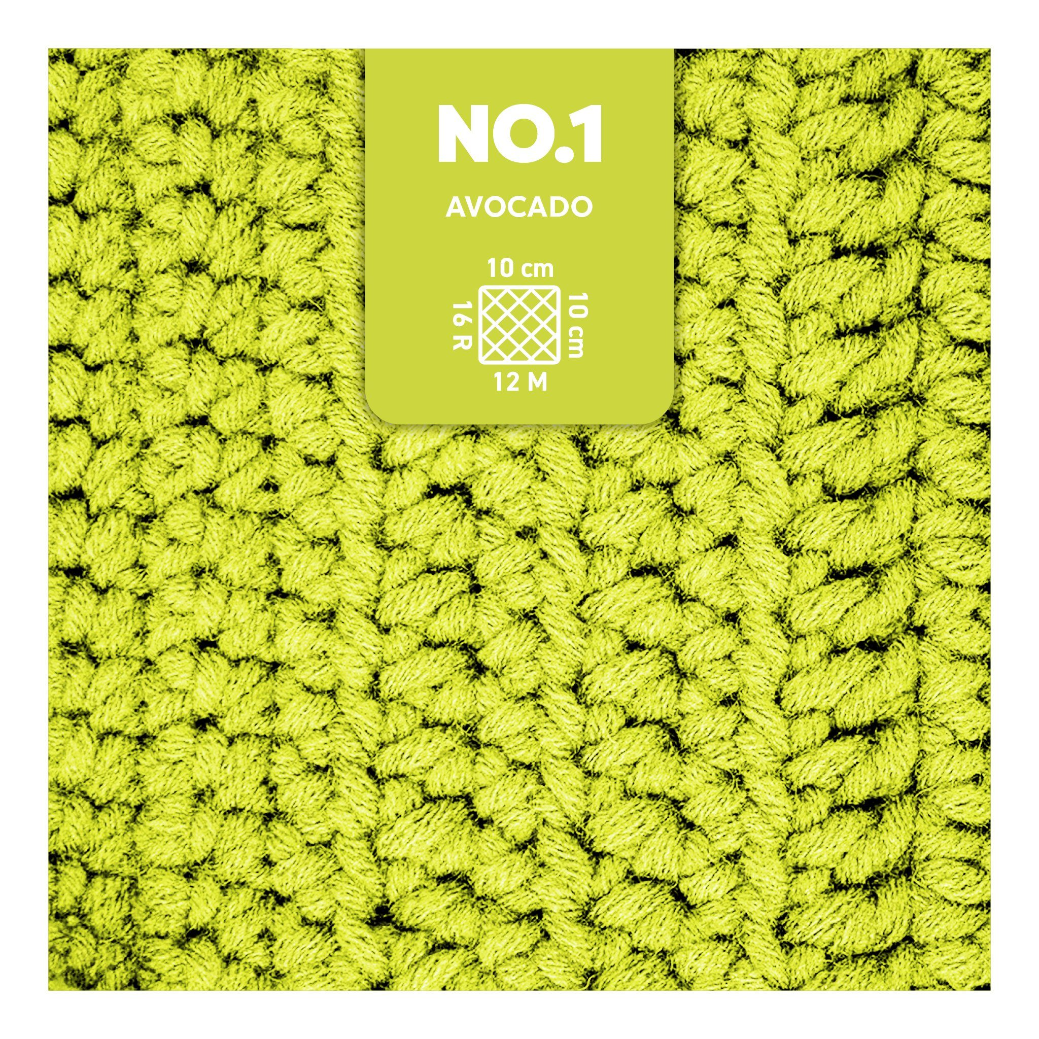 Thumbnail - myboshi No.1 Wolle, Mützenwolle, mit Label Häkelwolle, 55 m (No.1 Wolle mit Label Original Schnellstrickwolle), Uni