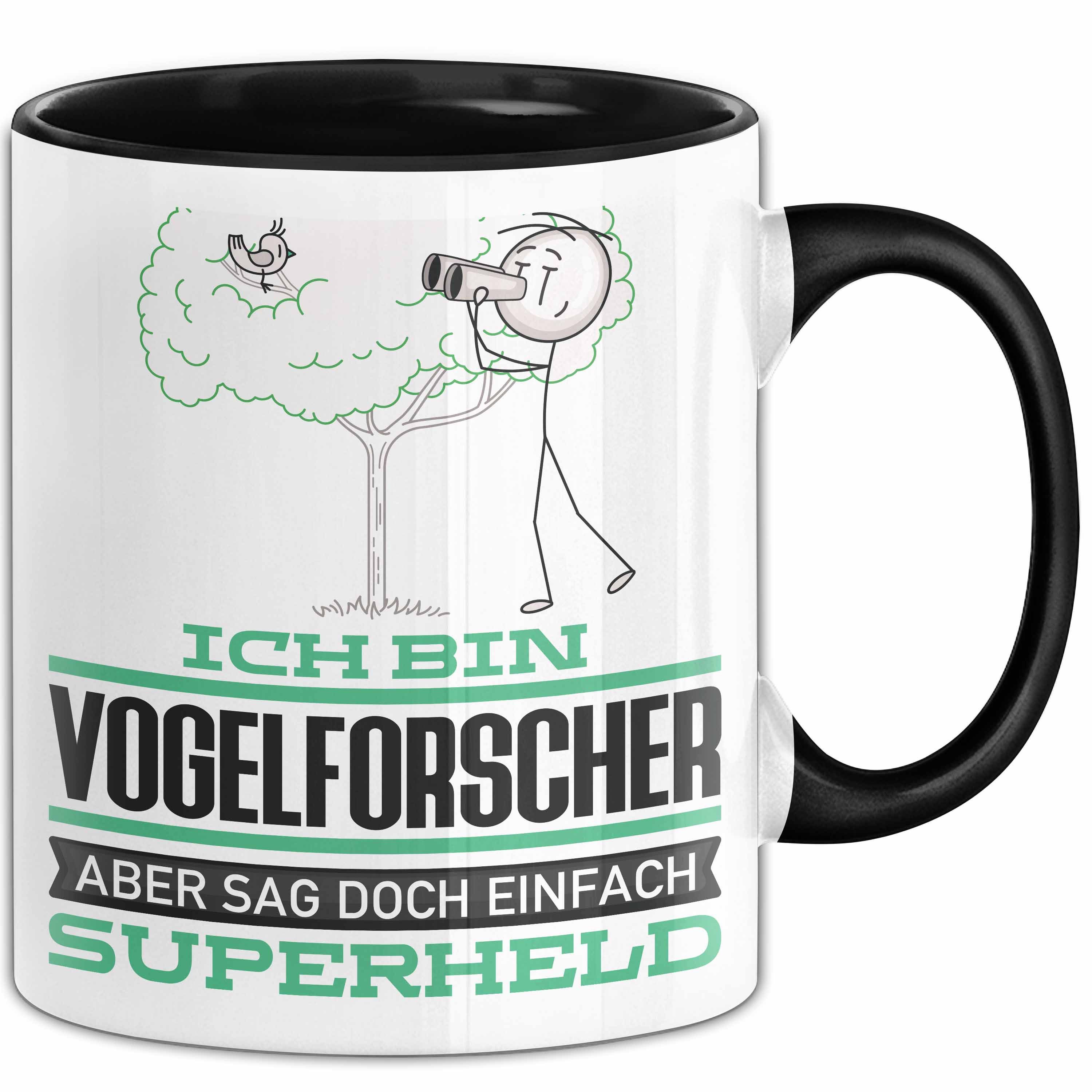 Trendation Tasse Vogelforscher Geschenk Tasse Ich Bin Vogelforscher Aber Sag Doch Einfa