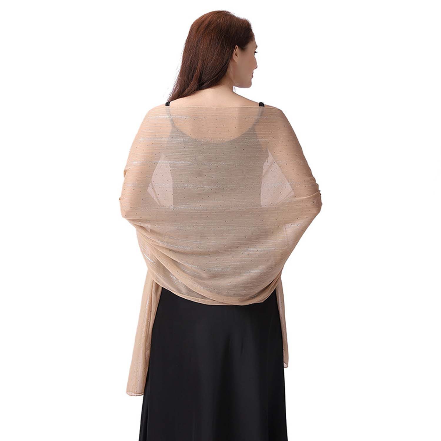 nsihing Modeschal Chiffon Stola für Damen 200x70cm – Eleganter
