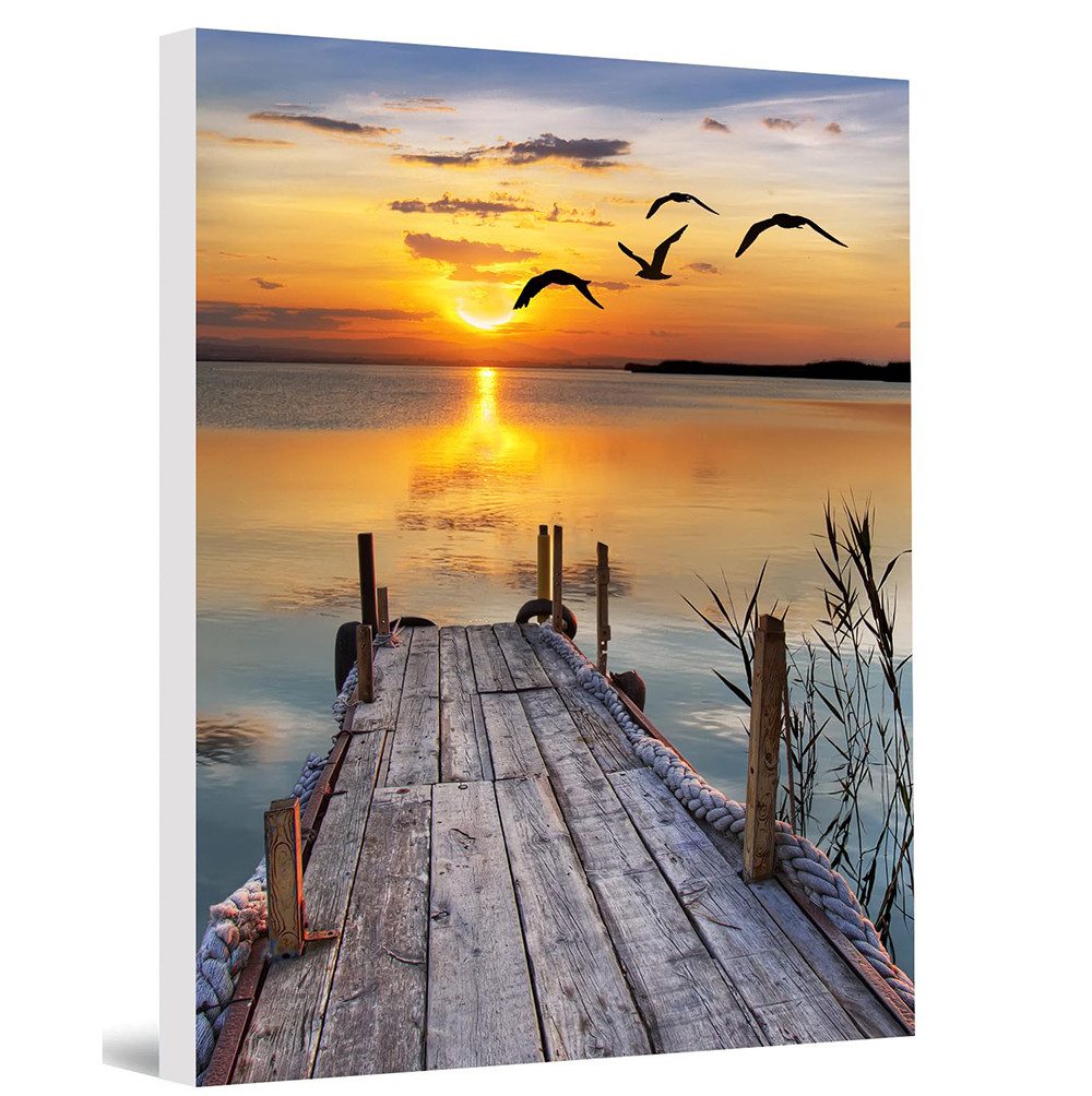 CLTYQ Malen nach Zahlen Malen nach Zahlen für Erwachsene – DIY Ölgemälde-Set,40 x 50 cm, mit Handbemalung, inklusive 3 Pinseln und Acrylfarben,Geschenk