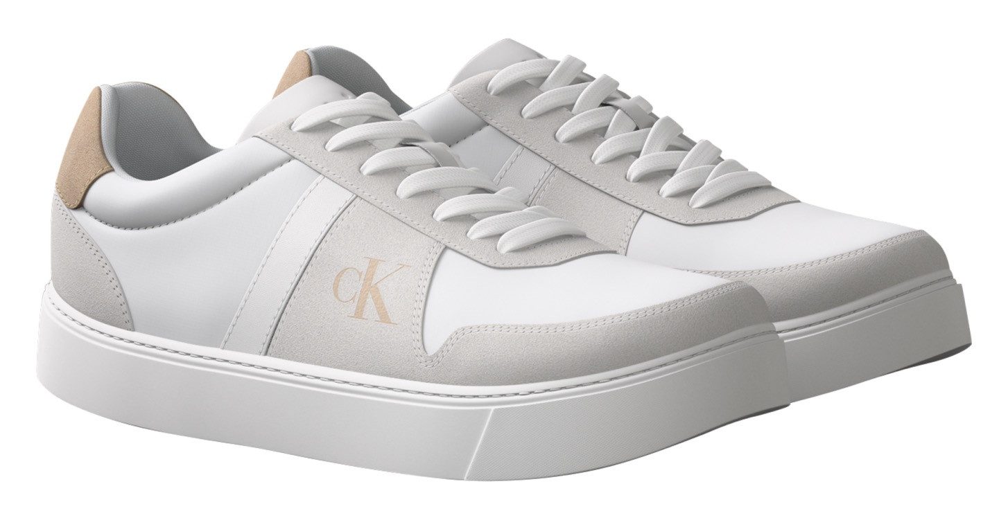 Calvin Klein Jeans CLASSIC CUPS LACE MIX EMB TONGUE Sneaker Freizeitschuh, Halbschuh, Schnürschuh mit CK-Label