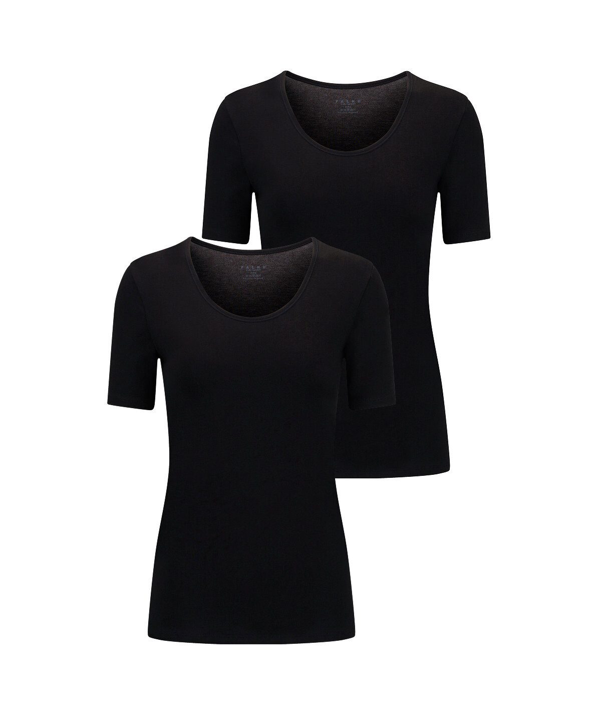 FALKE Unterziehshirt FALKE T-Shirt Daily Comfort Damen (2-St., 2) Softe Baumwolle mit Elasthan