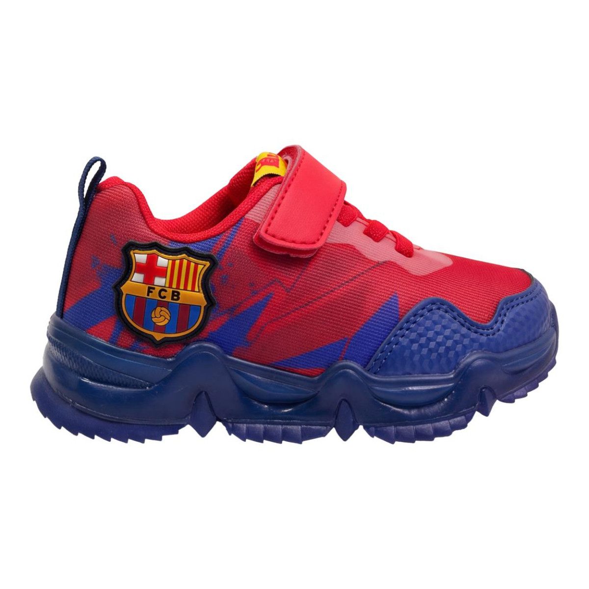 FC Barcelona Kinder Sneaker mit Licht Sportliche Schuhe für Schule Freizeit Alltag Sneaker