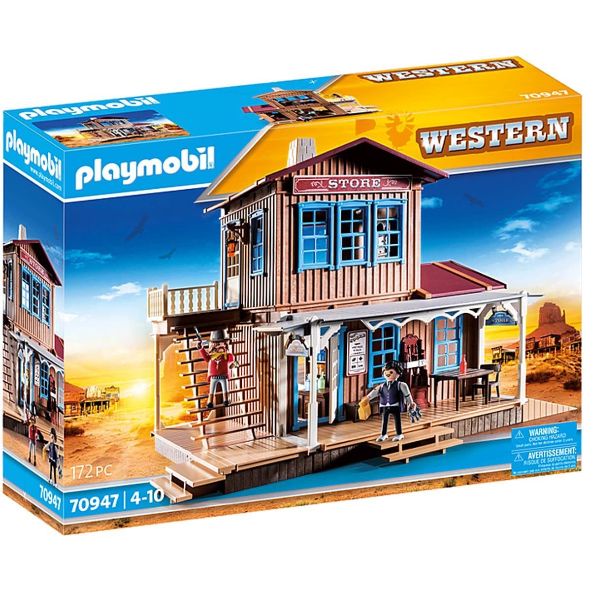Playmobil® Spielwelt Western Westernladen mit Wohnung 70947, PLAYMOBIL Western Spielset